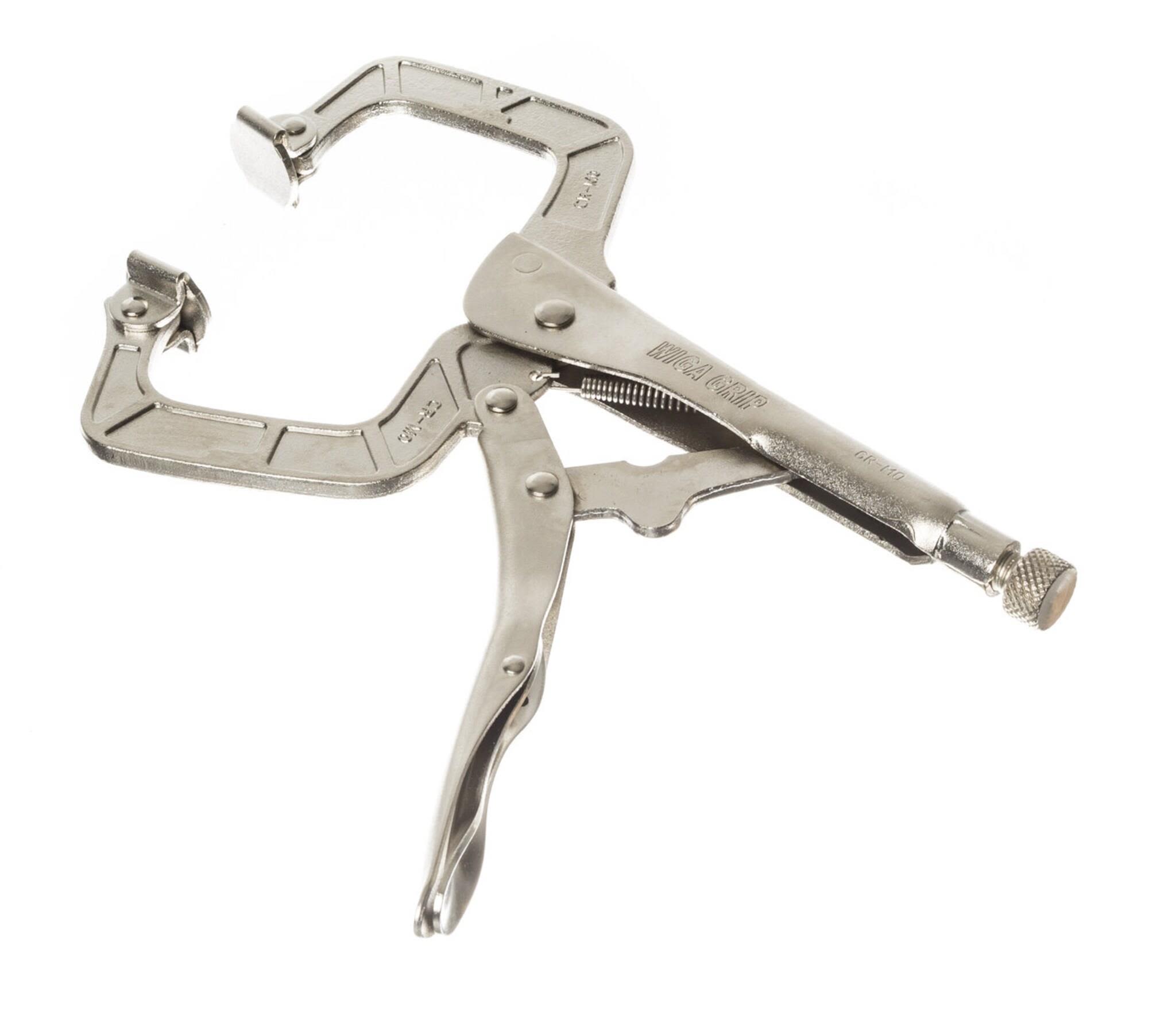 PELA 494232 Svetsgriptång parallell rörlig C-käft, 275 mm