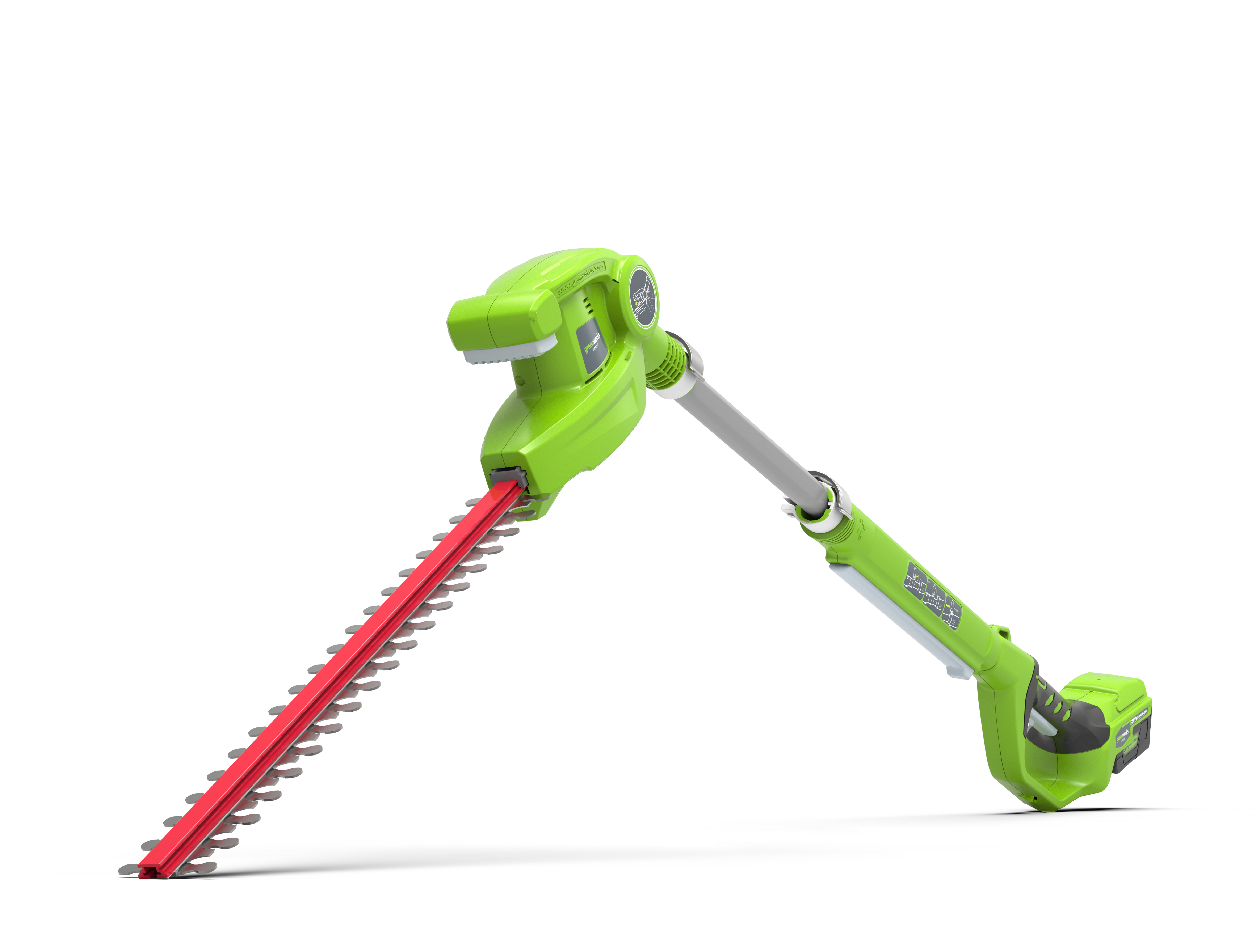 Greenworks G24PSHK2 Häcksax med batteri och laddare