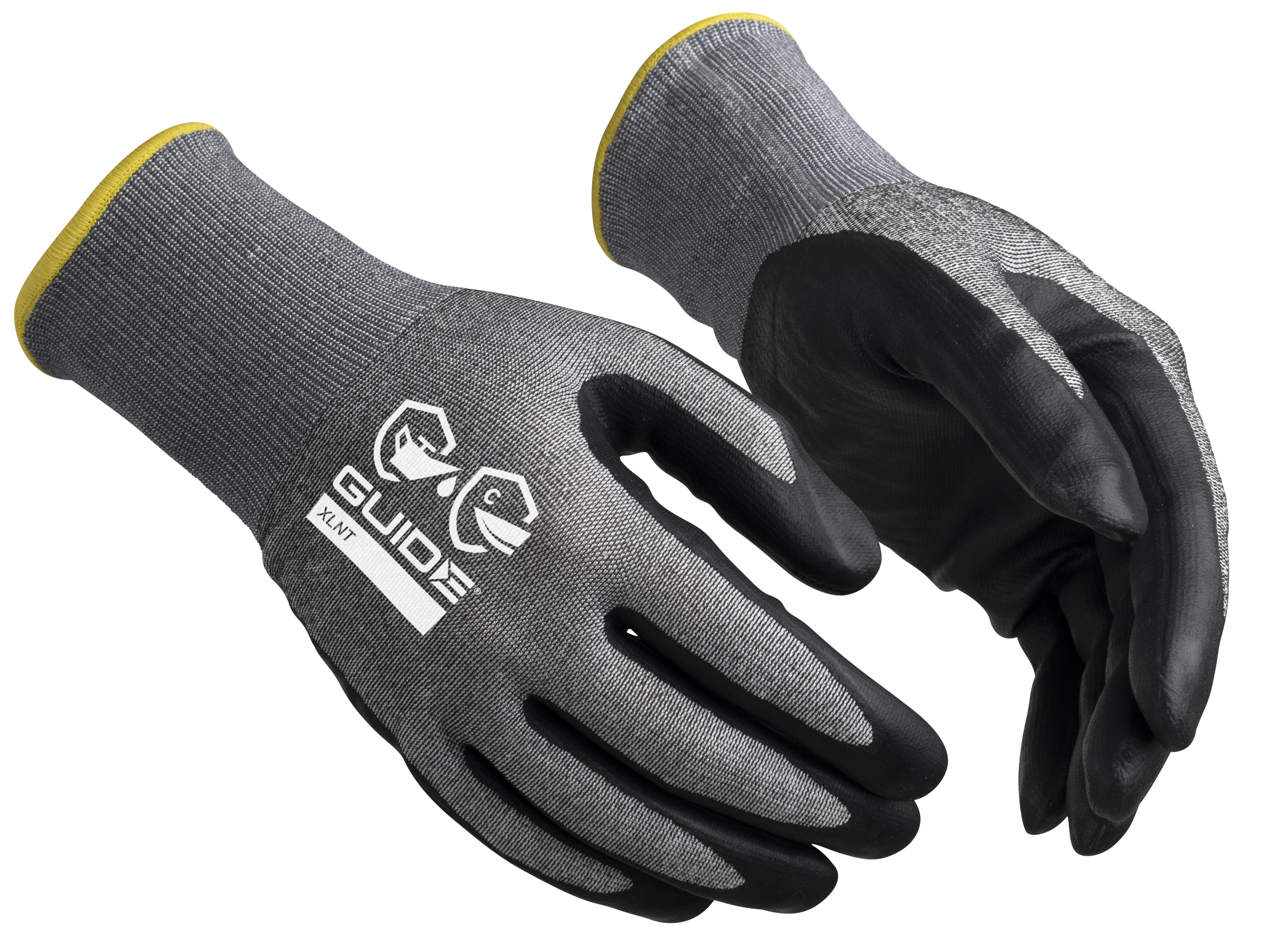 Guide Gloves 9505 Handske nitrildopp, skärskydd C, oljegrepp 10