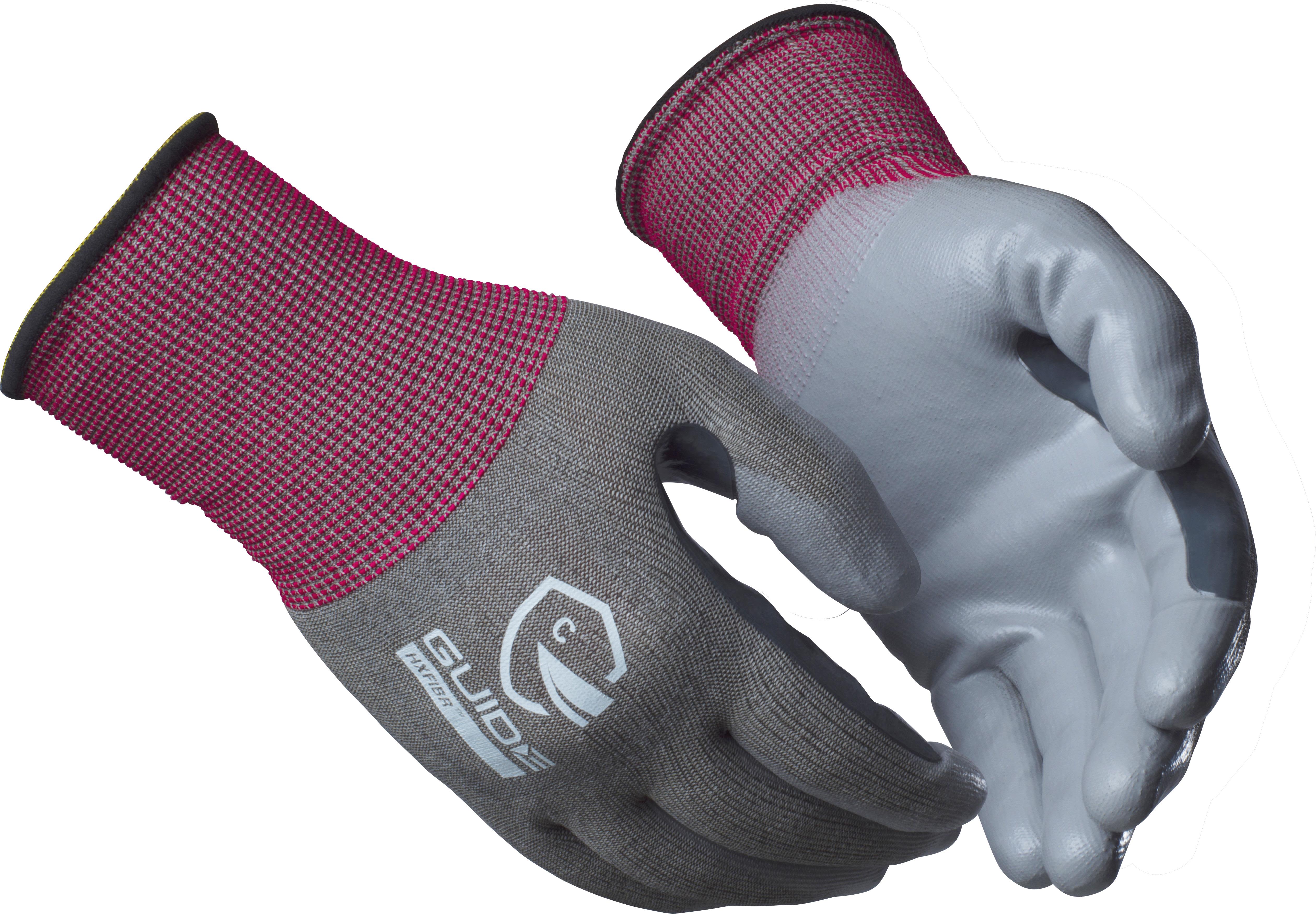 Guide Gloves 6602 handske PU, skæreværn C, touch 8