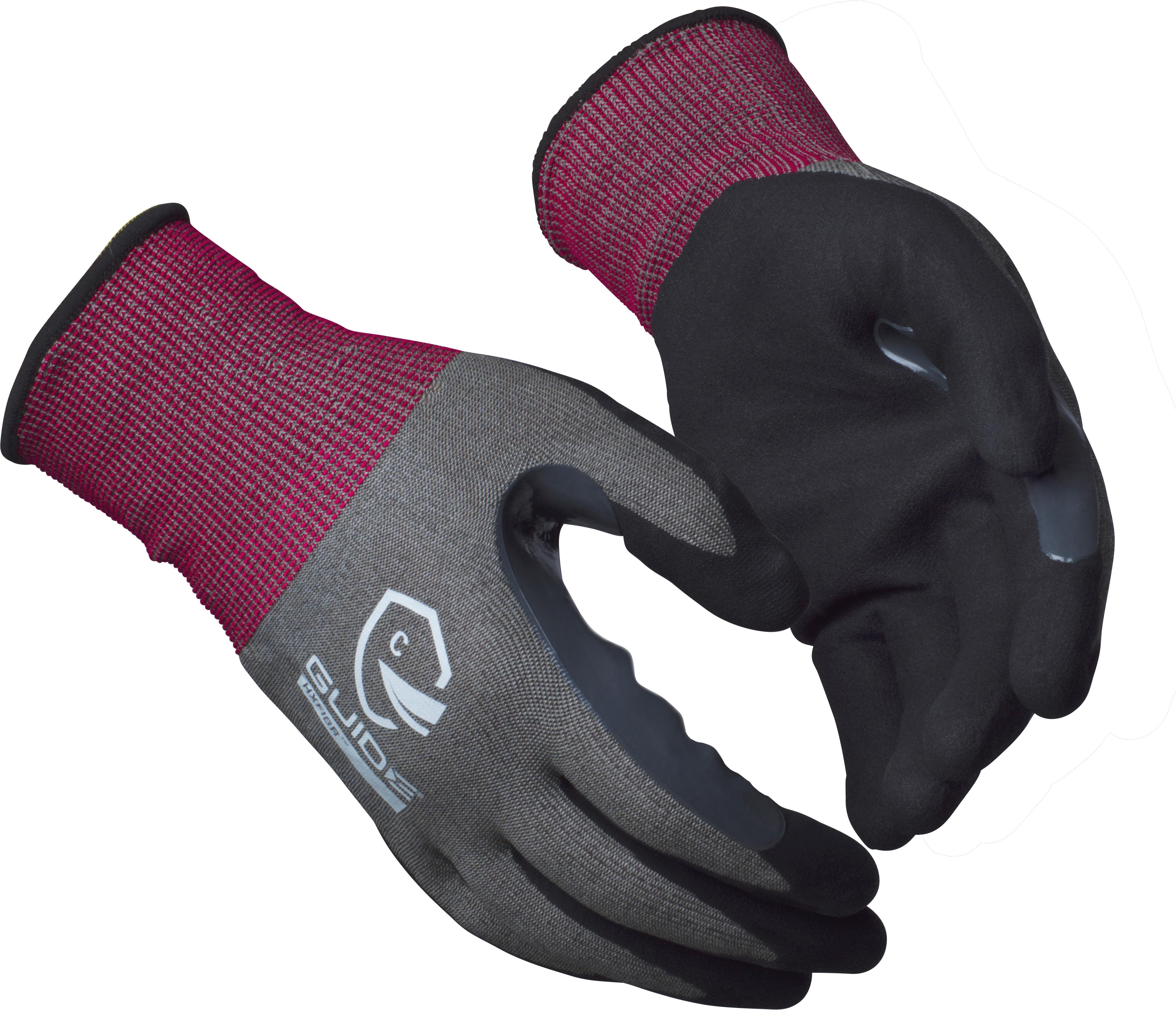 Guide Gloves 6604 Handske nitrildopp, skärskydd C, touch 6