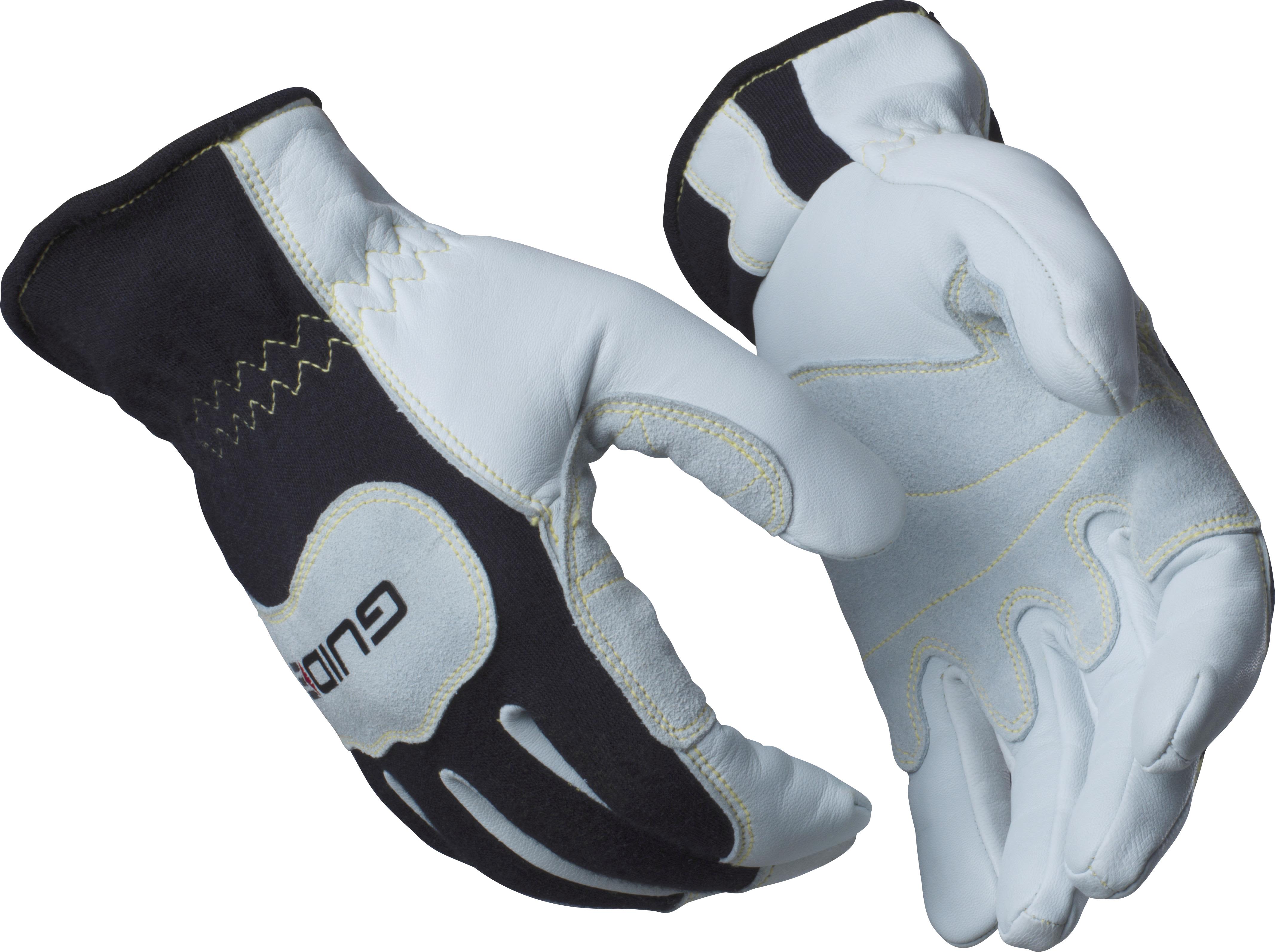 Guide Gloves 7502 Työkäsineet vuohennahka, suojaa valokaarilta, kosketuslämpö taso 1 10