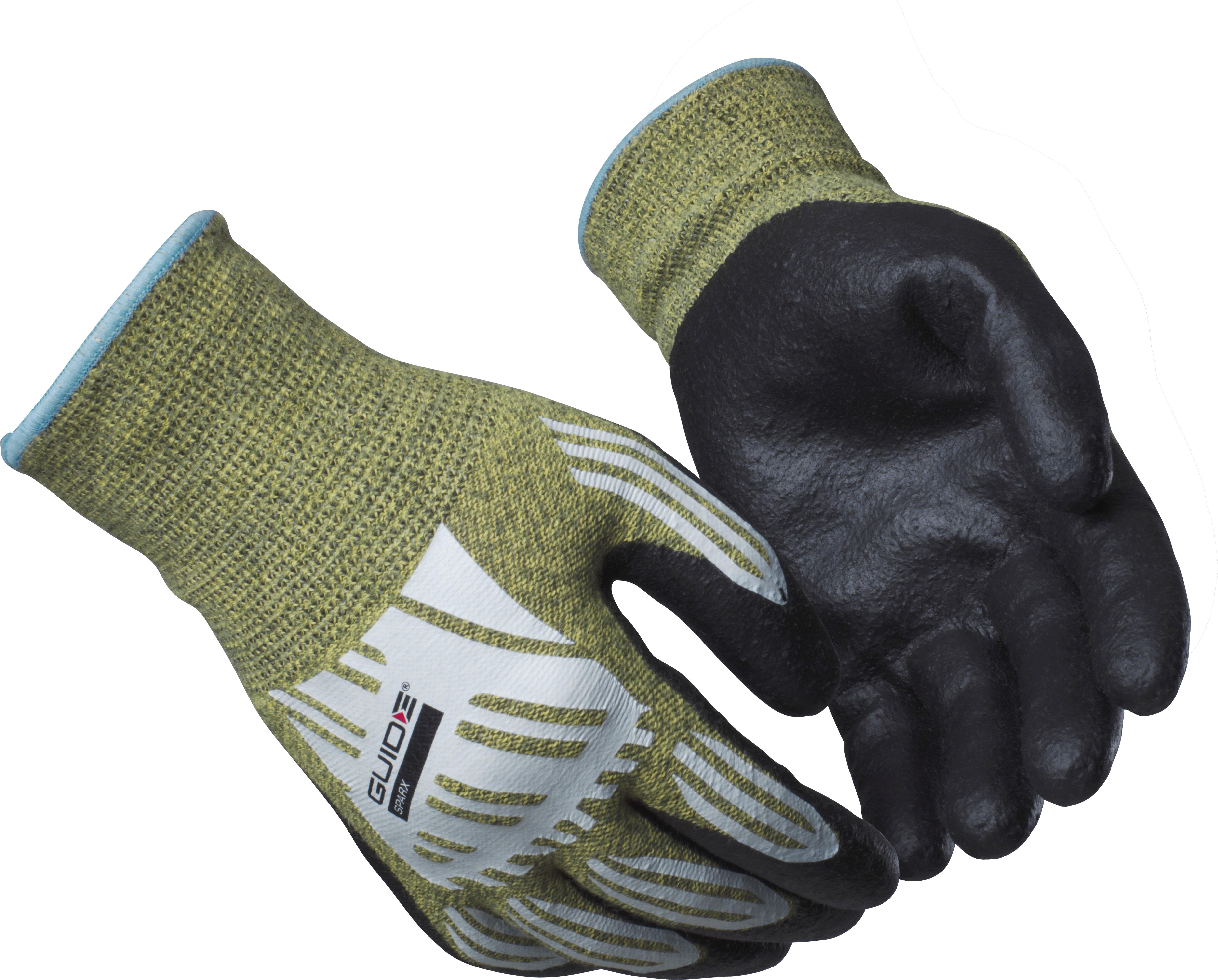 Guide Gloves 7506 Handske nitrildopp, ljusbåge, kontaktvärme 9