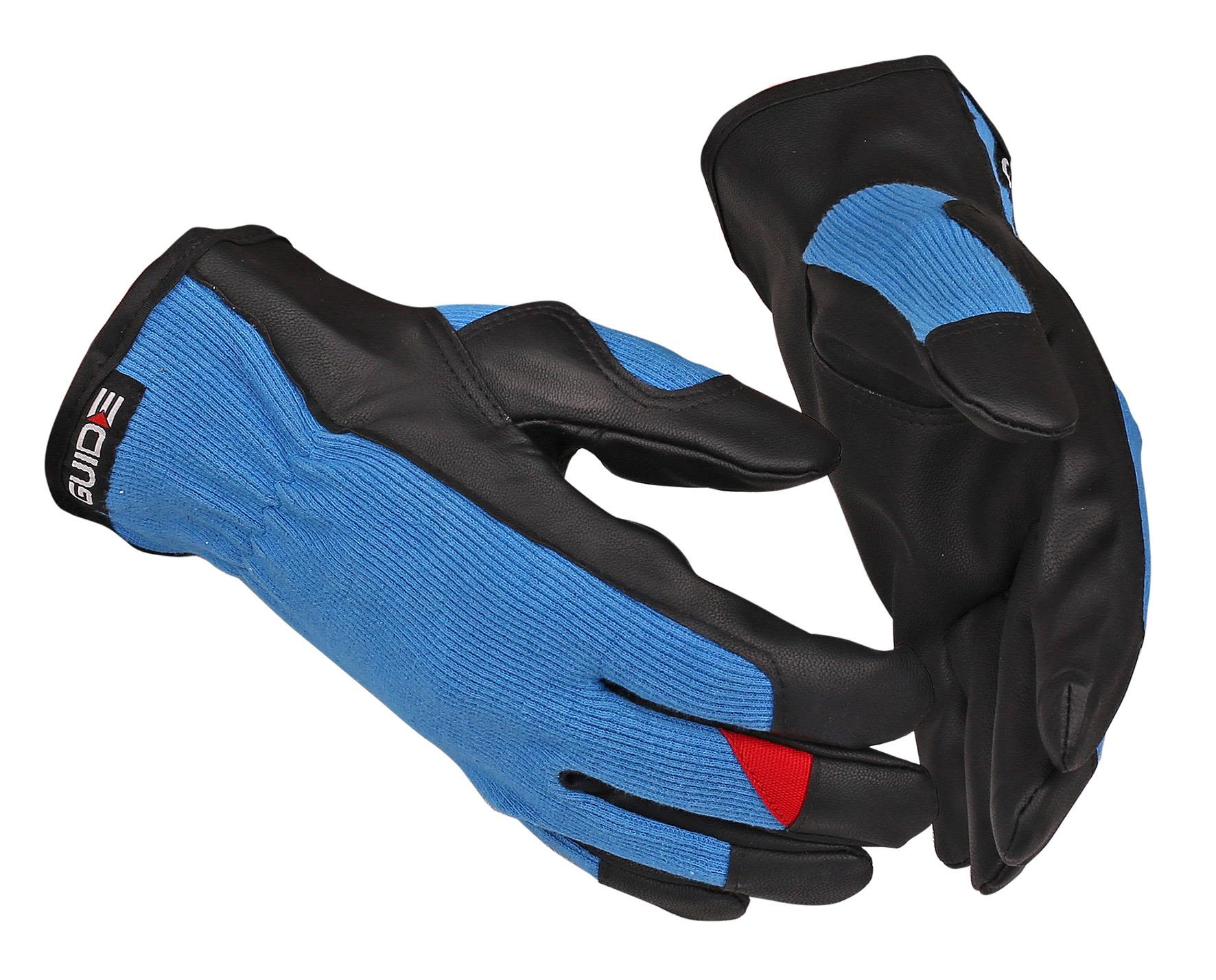 Guide Gloves 766 Handske syntet, bomull, förstärkt finger 11