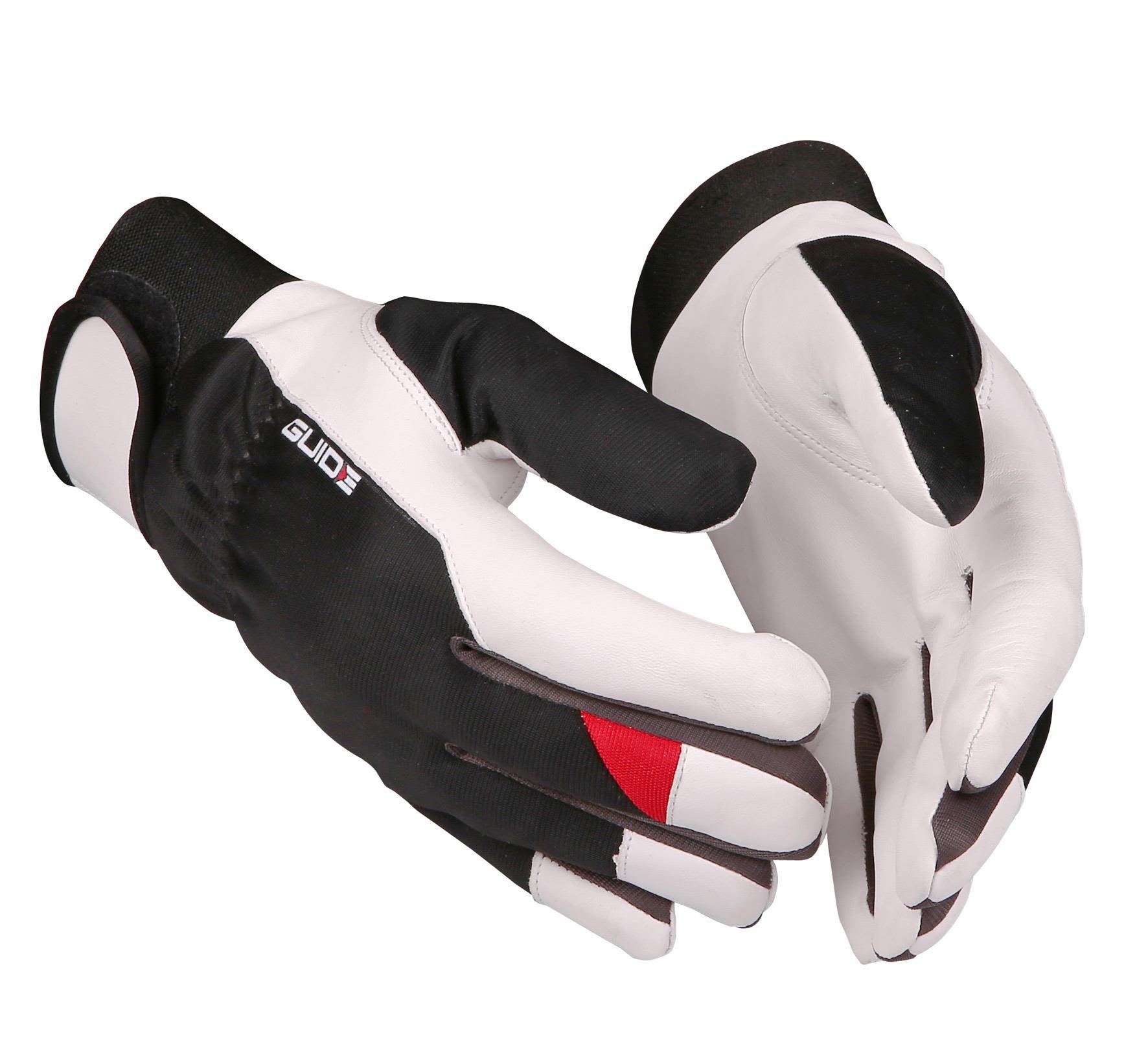 Guide Gloves 5162W Handske läder, fodrad, kardborre 9