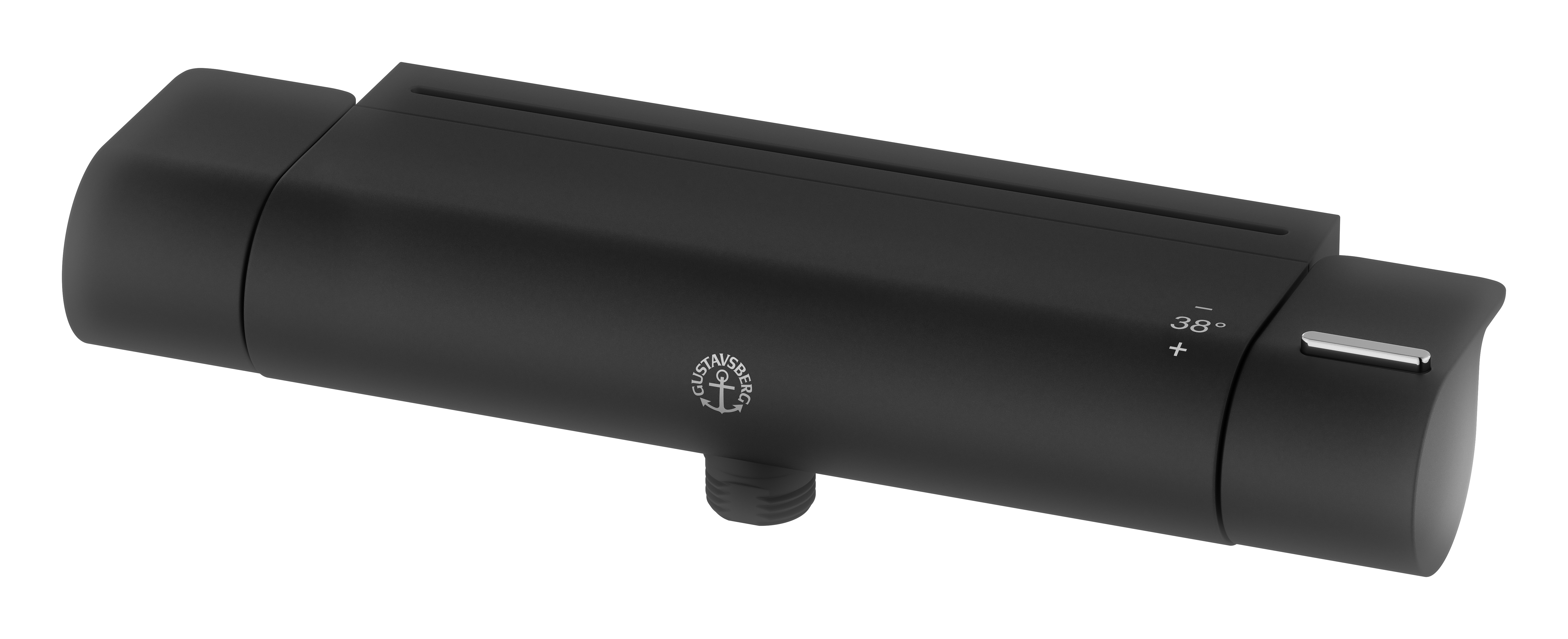Gustavsberg GB4121840453 Dusjblander 150 c/c, dusjforbindelse nedover Svart