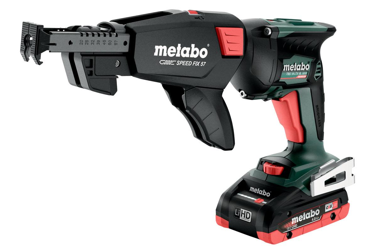 Metabo TBS 18 LTX BL 5000 Gipsskruvdragare med batteri och laddare