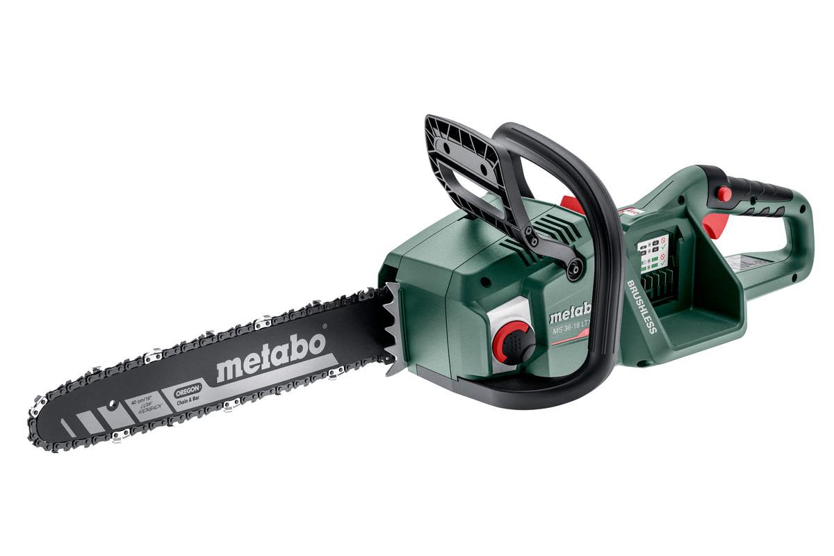 Motorsag Metabo MS 36-18 LTX BL 40; 18 V; 40 cm sverd (uten batteri og lader)