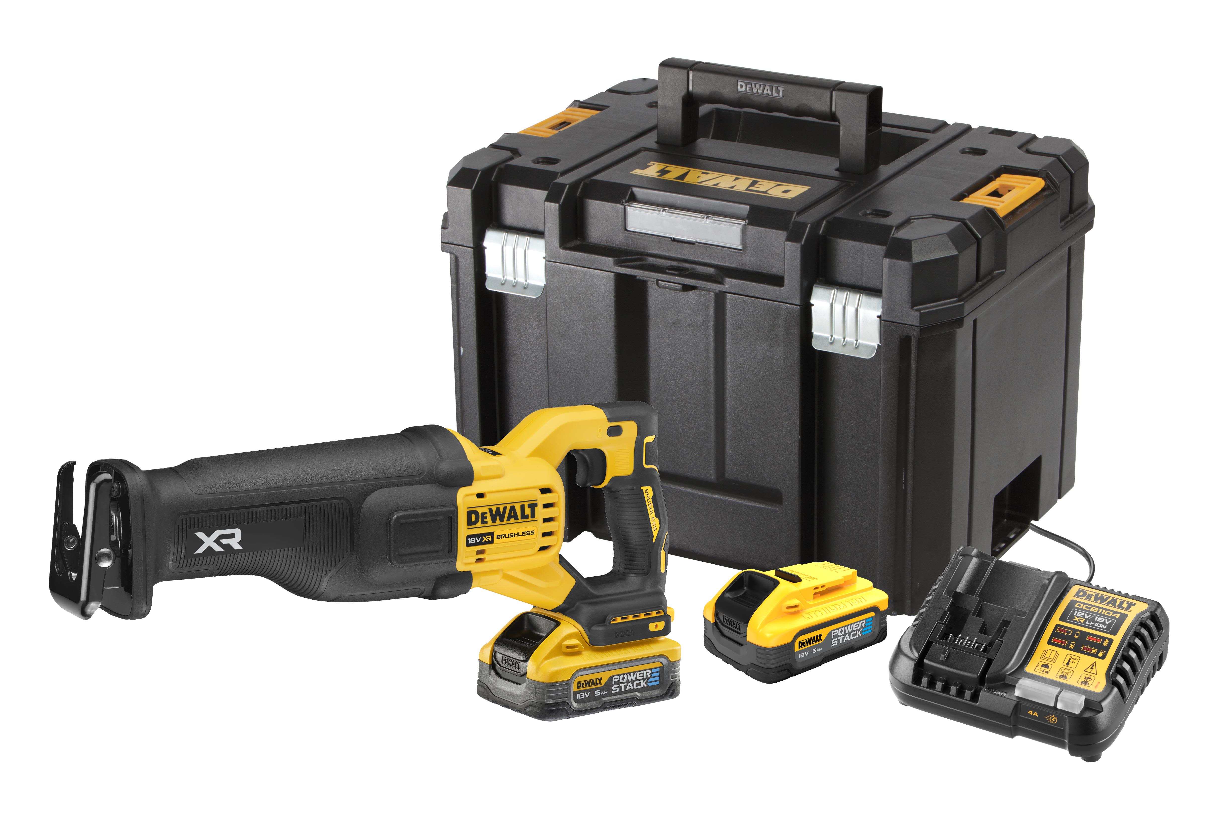 Dewalt DCS386H2T-QW Tigersag med batteri og lader