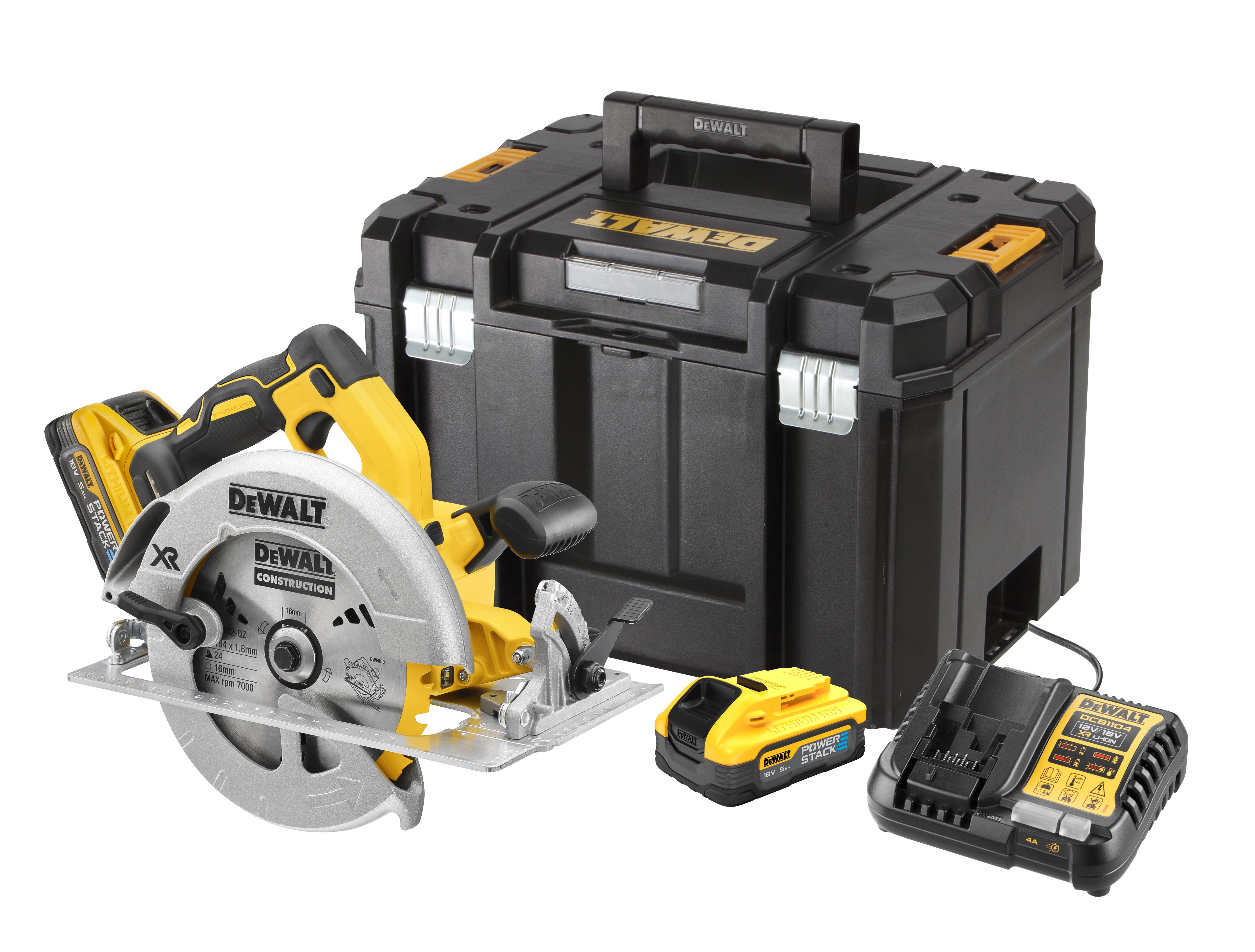 Dewalt DCS570H2T-QW Sirkelsag med batteri og lader
