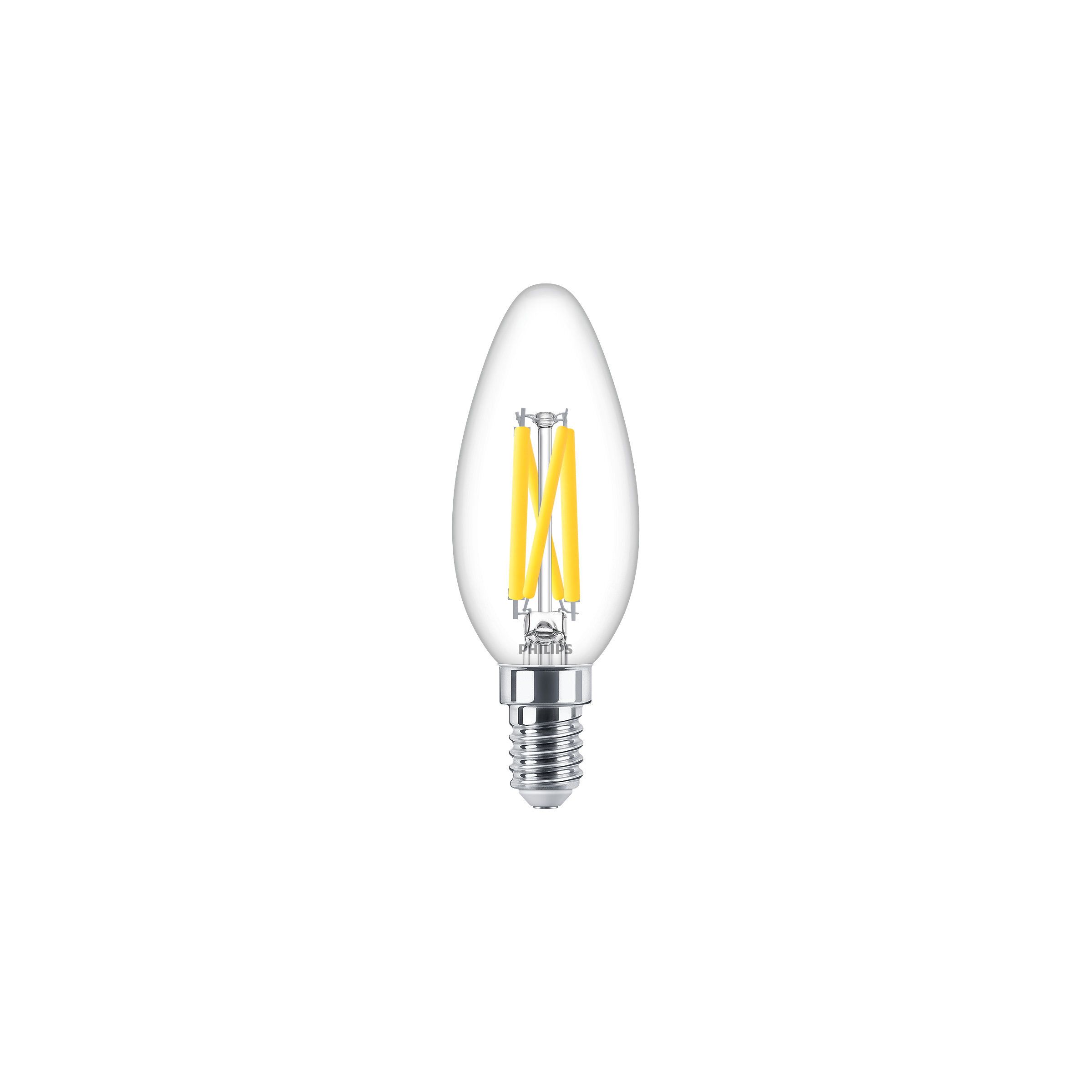 Philips Classic 871951444957200 LED-lampa 5,9 W, E14, 2700 K, klar, kron