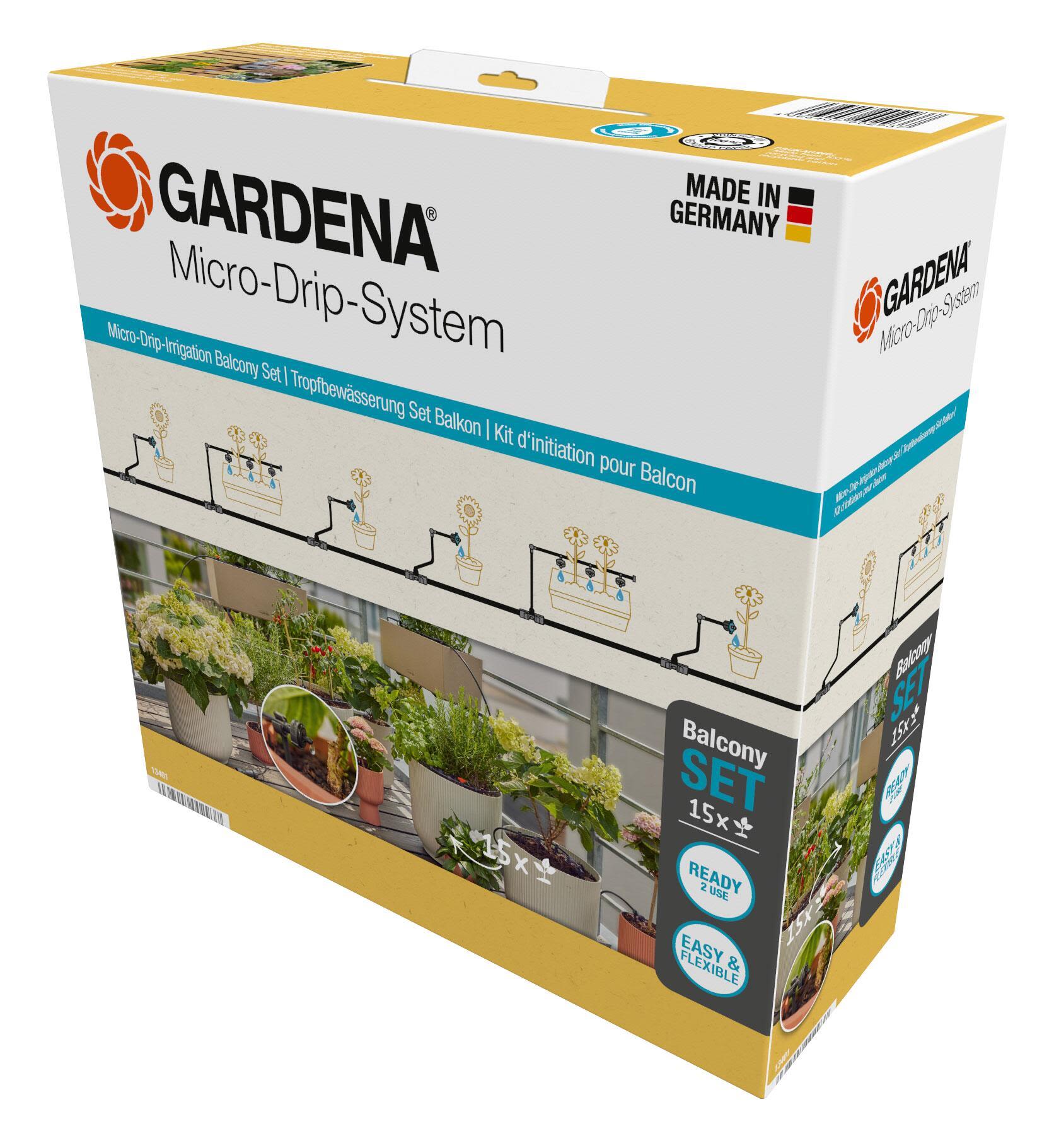 Gardena Micro-Drip-System 13401-20 Bevattningssæt til altan
