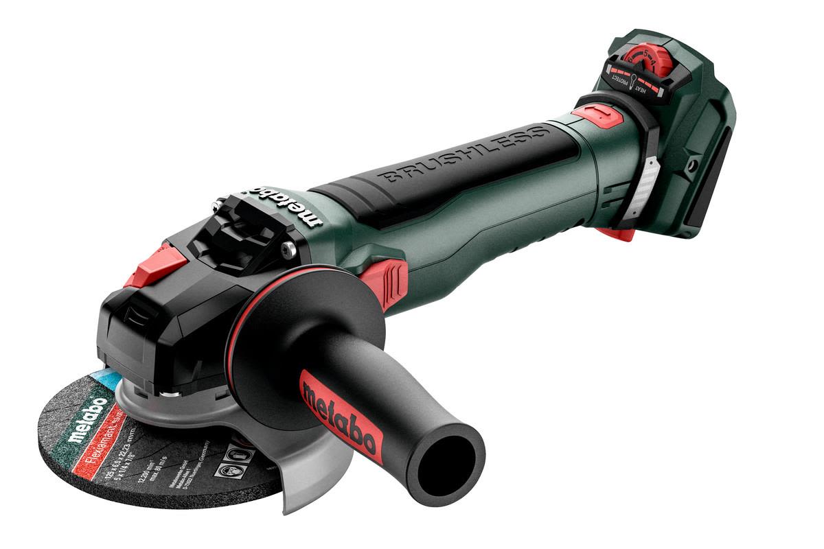 Metabo WVB 18 INOX 18 LT BL 11-125 Q Vinkelslip utan batteri och laddare