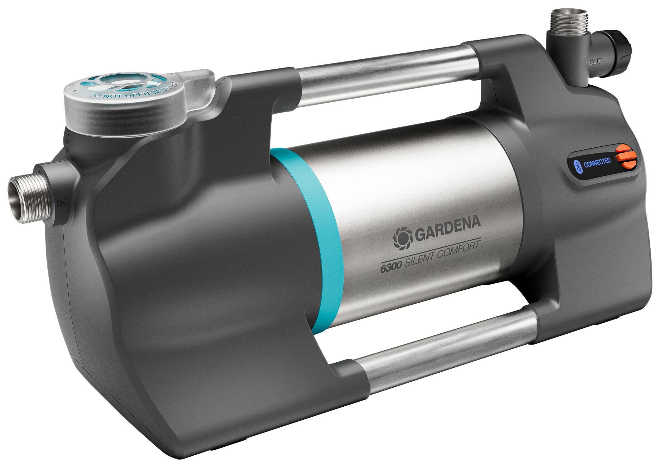 Gardena 6300 SilentComfort Havepumpe 1050 W, 6300 l/h