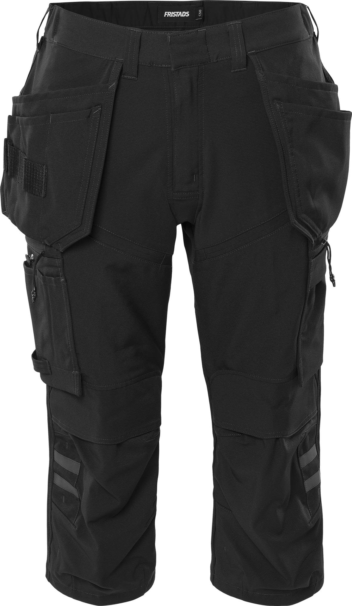 Kansas truse 300516, stretch, hengelommer, svart, størrelse 66