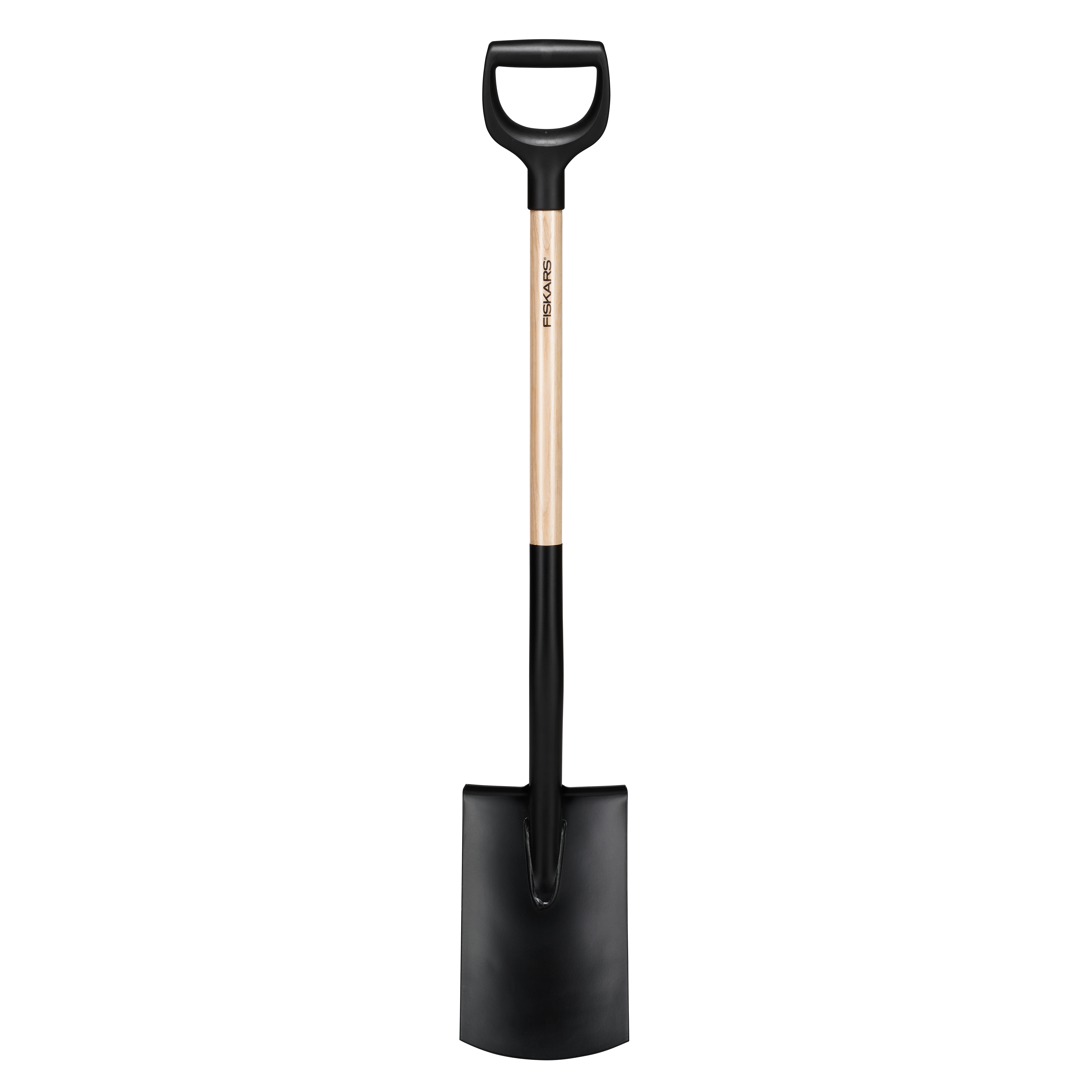 Fiskars Solid 1066722 Spade halvrund, trä