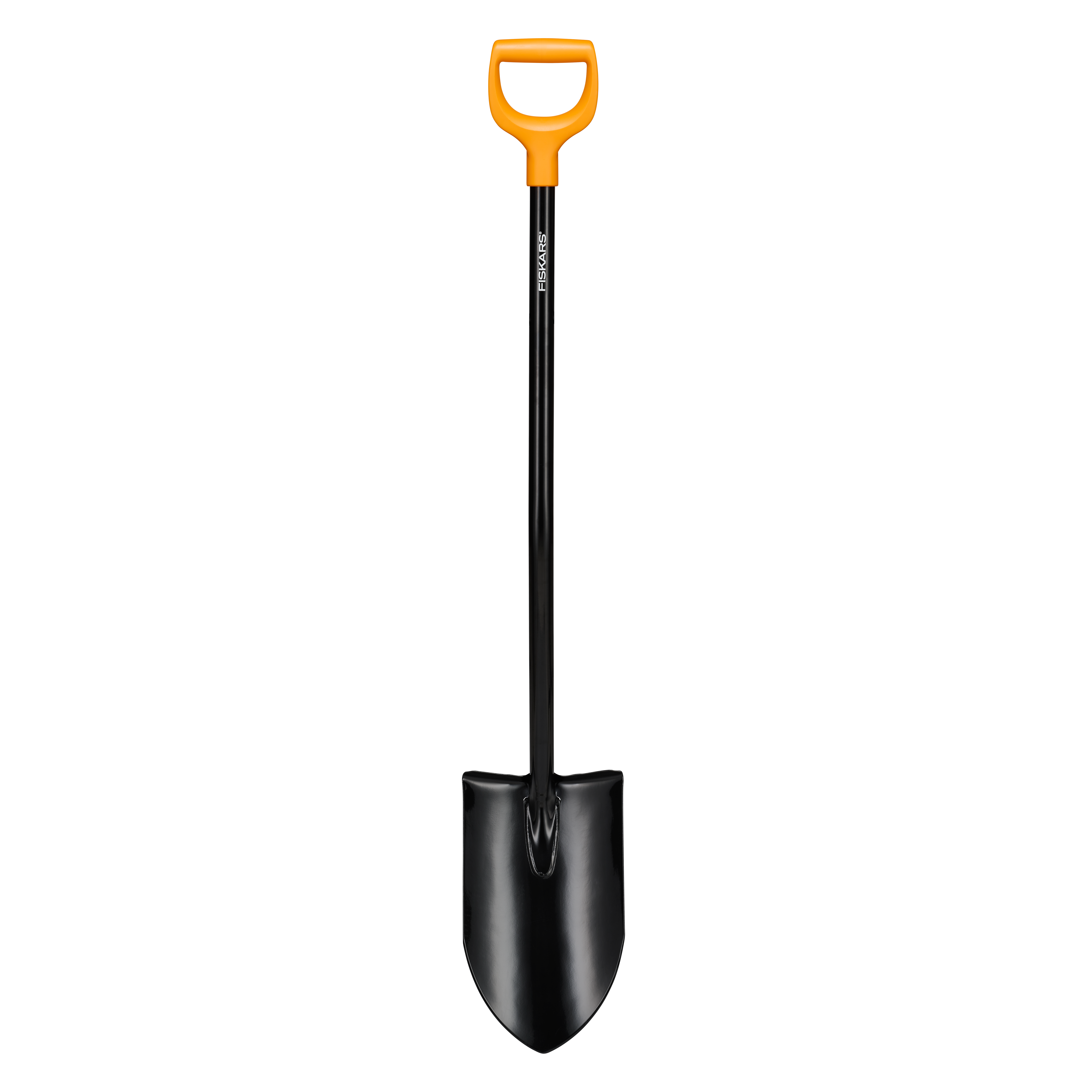Fiskars Solid 1067517 Spade ekstra stort blad, svart