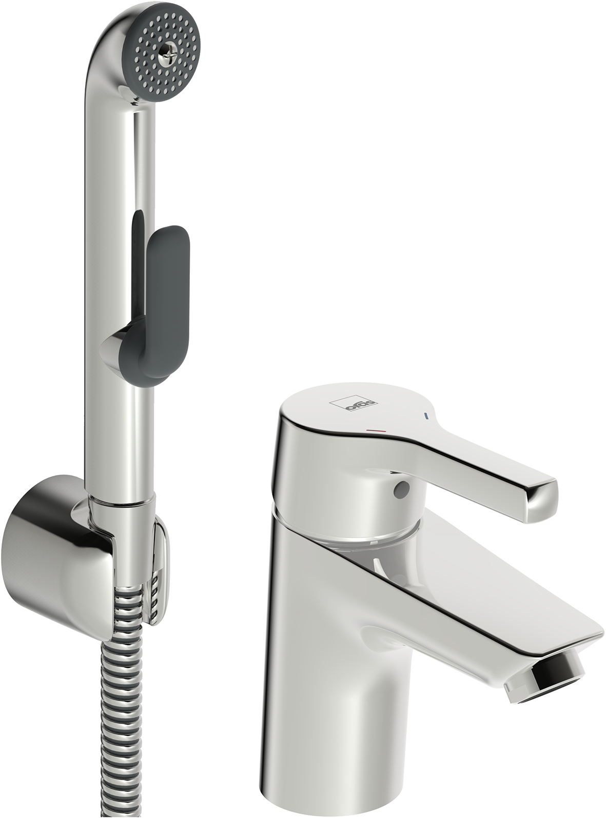 Oras Saga Style 3912FH Tvättställsblandare med handdusch, förkromad