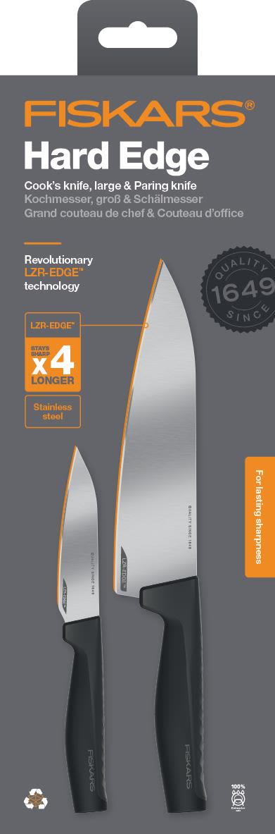 Fiskars Hard Edge 1051778 Knivsæt 2 dele