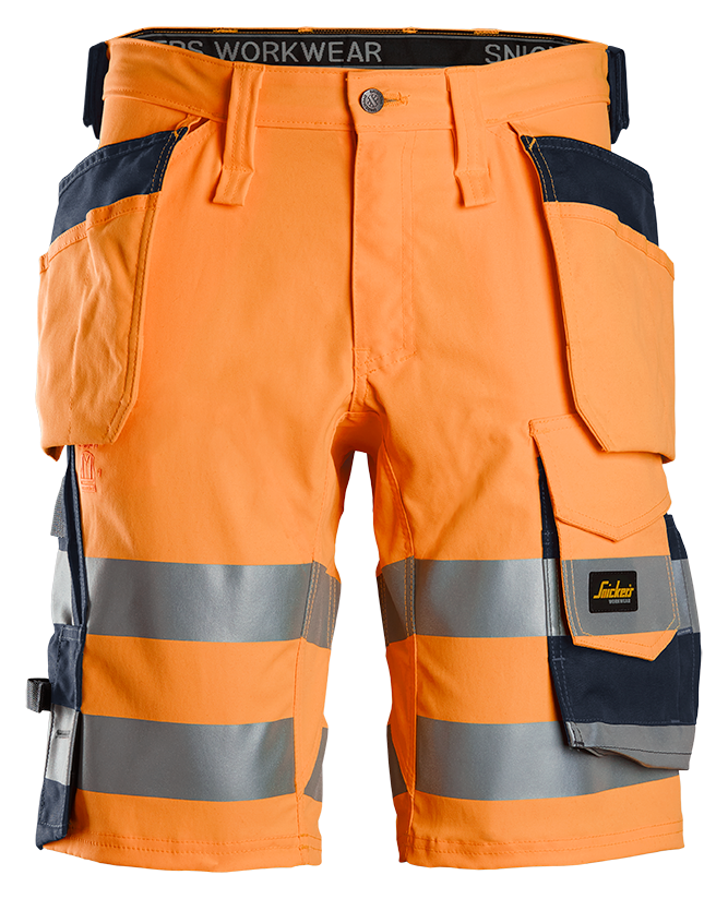 Snickers Workwear 6135 Shorts varsel, oransje Varsel, Oransje