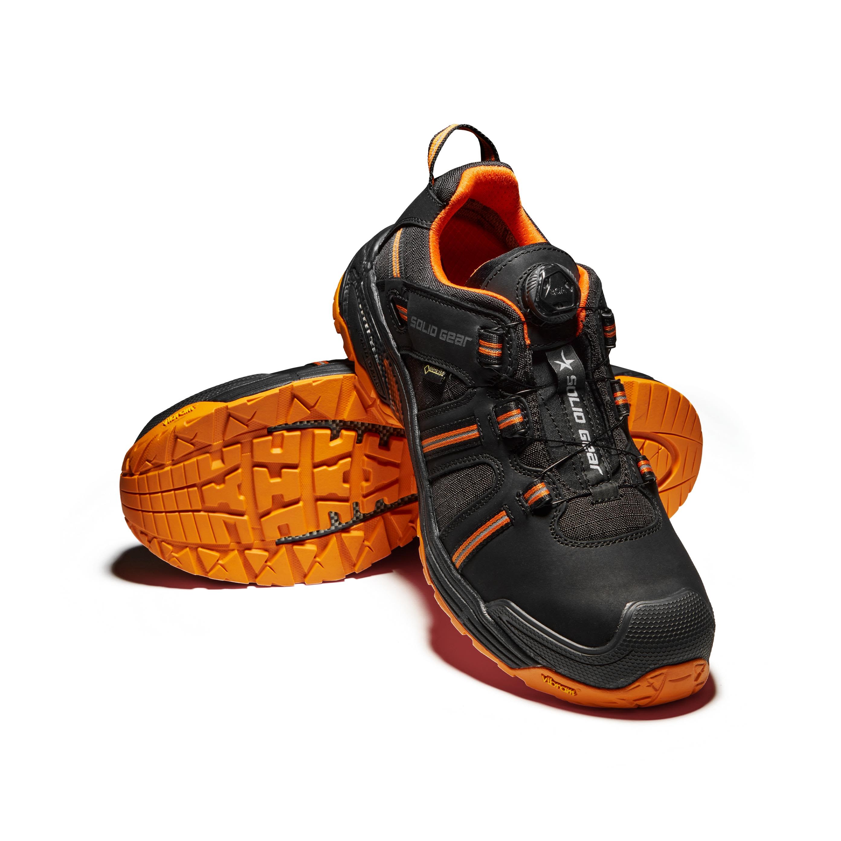 Solid Gear Hydra Skyddssko GTX, svart/orange, glasfiberhätta 36