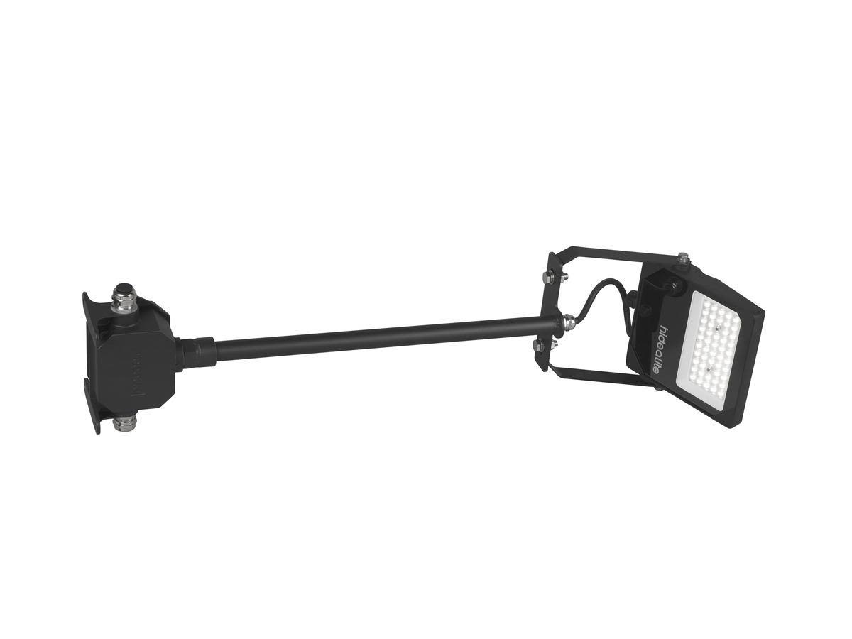 Hide-a-Lite Scout G2 7768006 Lyskaster svart, 4000 K Asym, inkl. arm 4250 lm, XS, 0,5 m