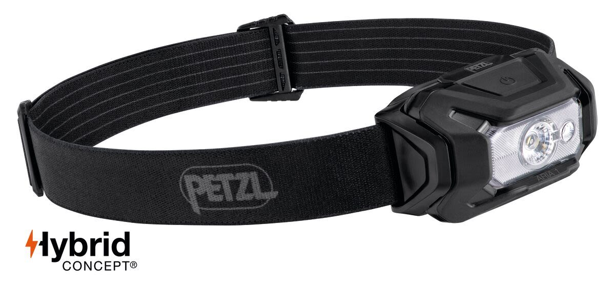 Petzl ARIA 1 RGB Pannlampa Närbelysning och grundläggande användning Svart