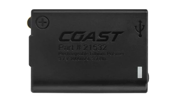 Coast ZX350 ZITHION-X Batteri uppladdningsbart