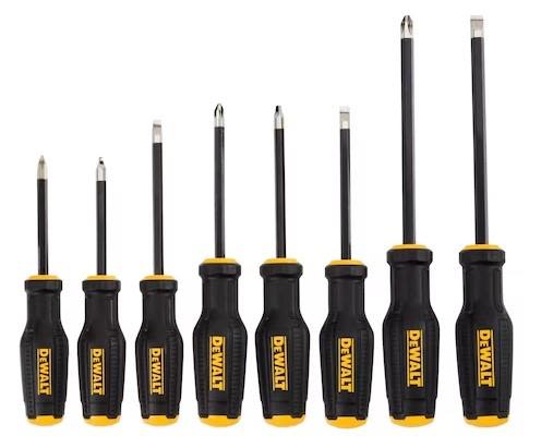 Dewalt DWHT65102 Skruvmejselsats 8 delar