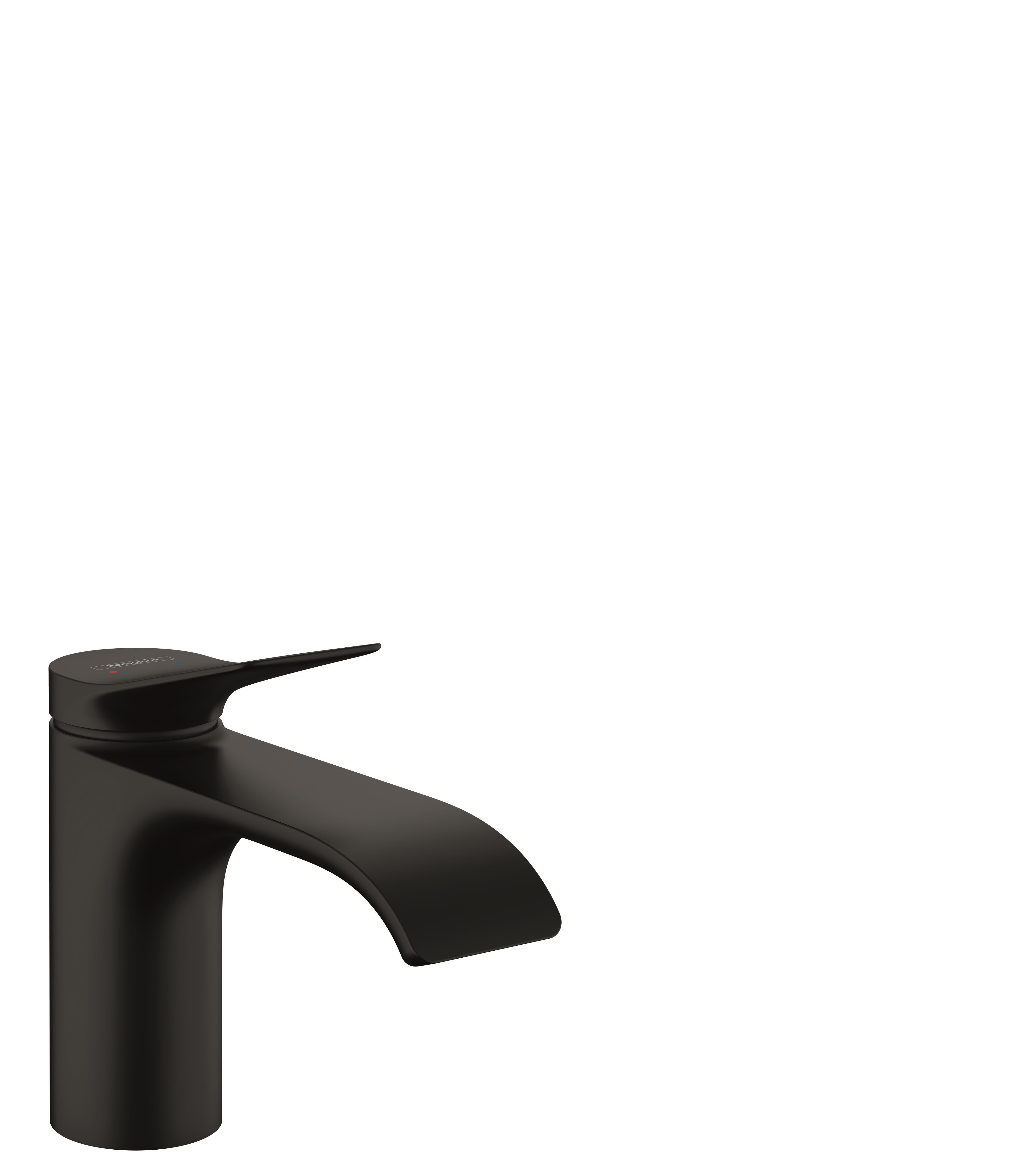 Hansgrohe Vivenis 80 Servantbatteri uten bunnventil Svart