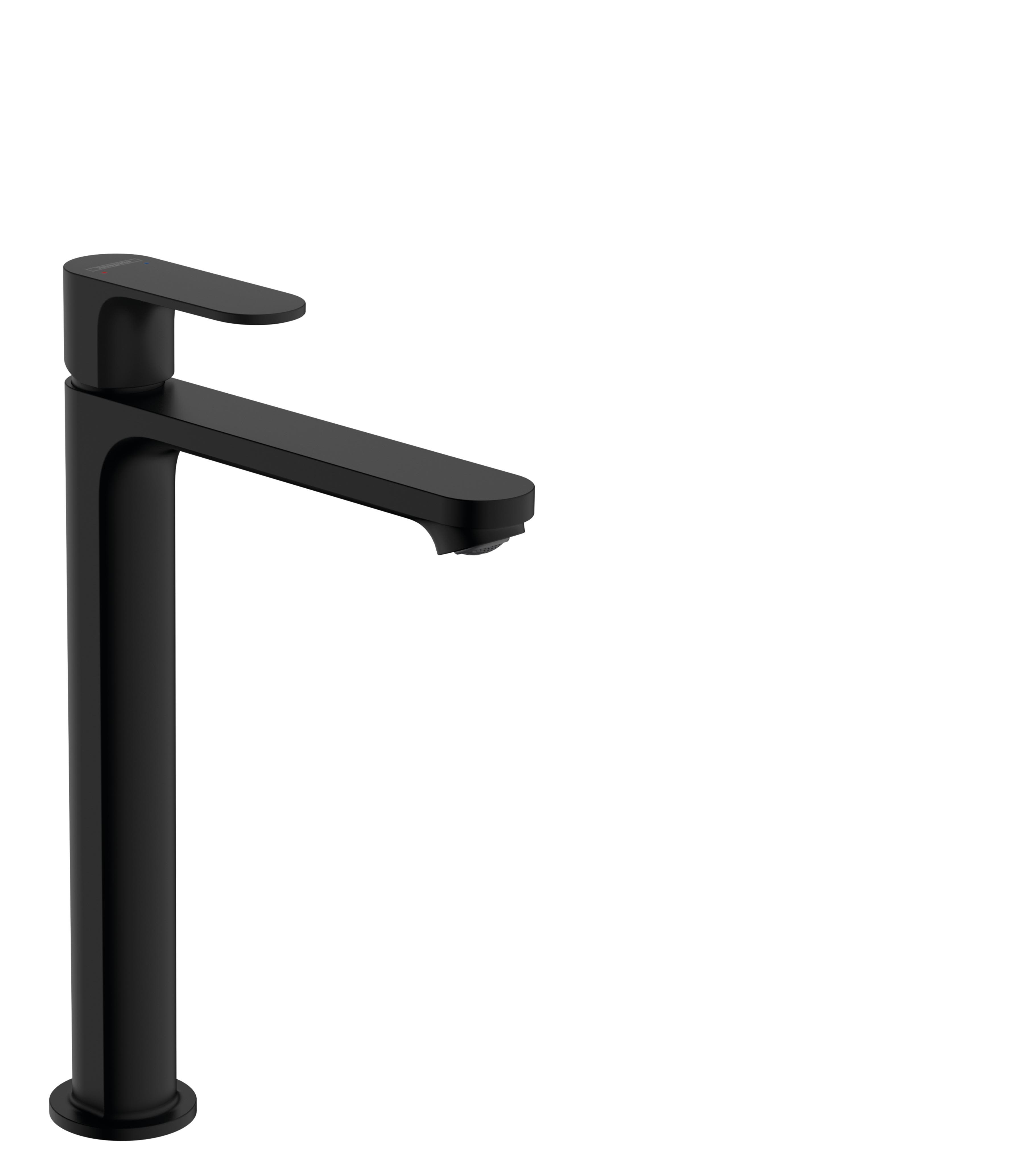 Hansgrohe Rebris S 240 Servantbatteri uten løfteventil Svart