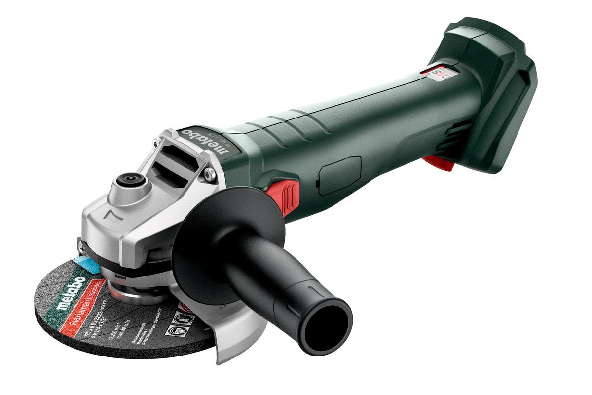 Metabo W 18 7-125 Vinkelslip utan batteri och laddare
