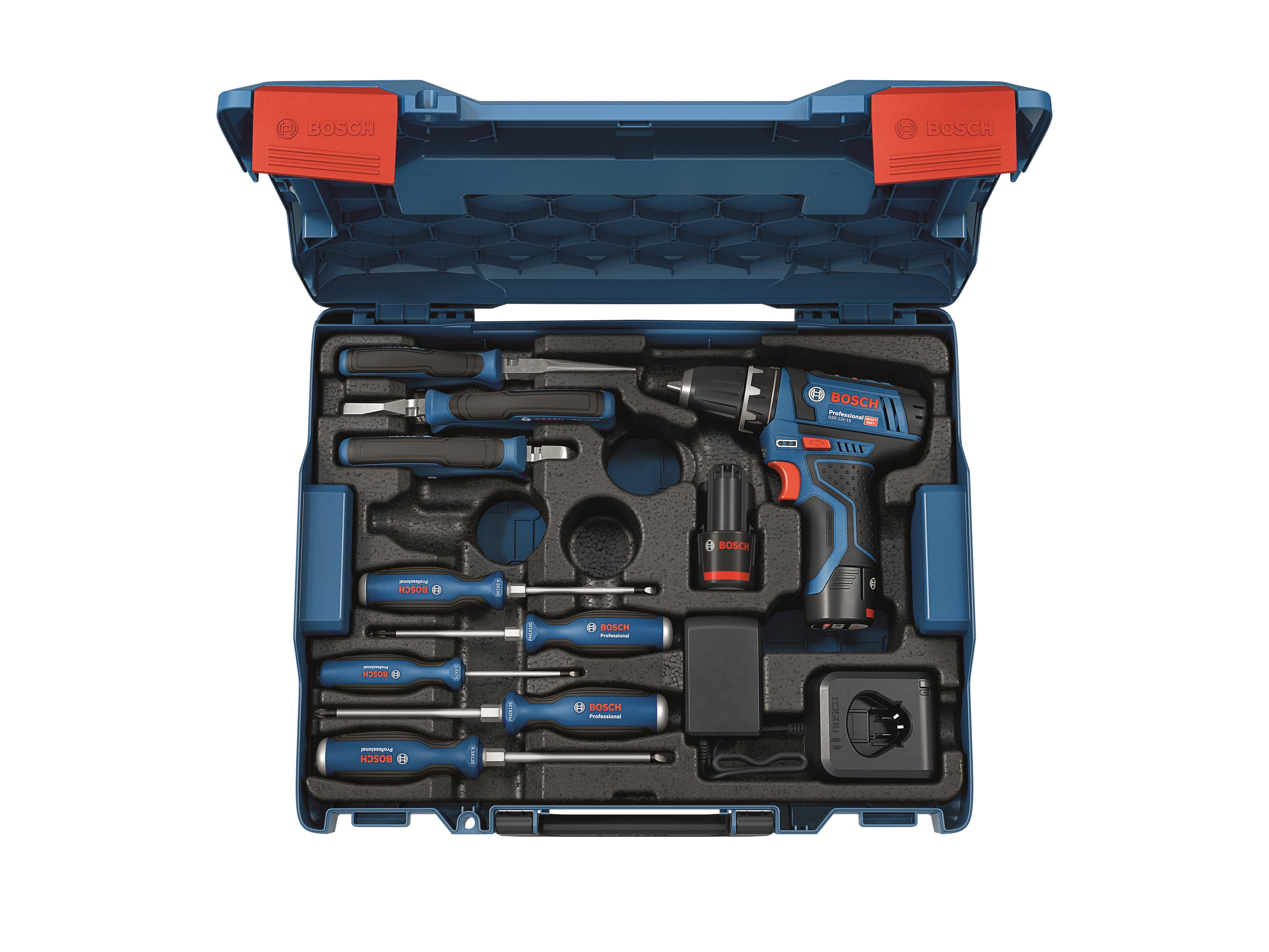 GSR 12V-15 Borskrutrekker med batteri og lader