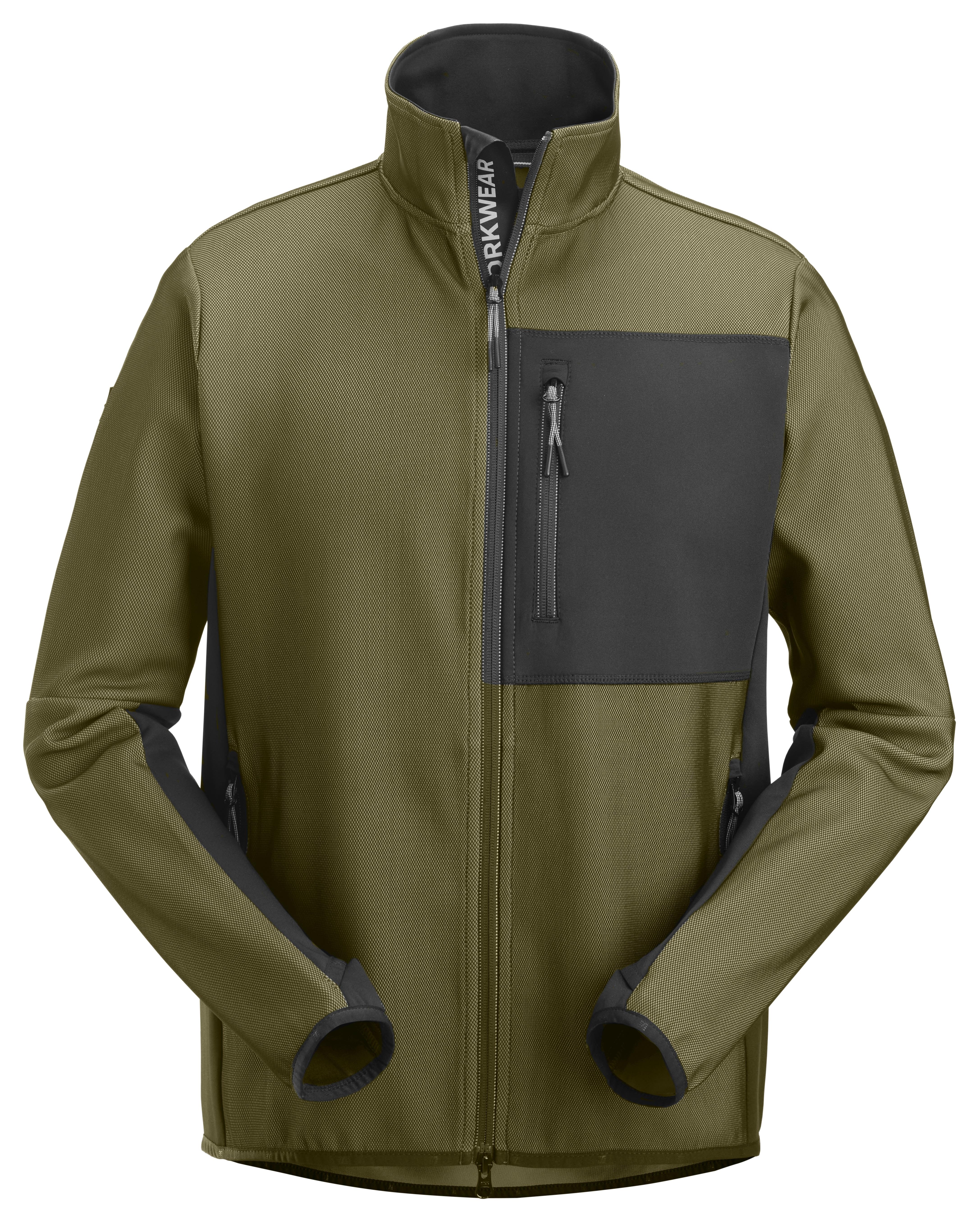 Snickers Workwear 8045-3100 FlexiWork Fleecejakke grønn L