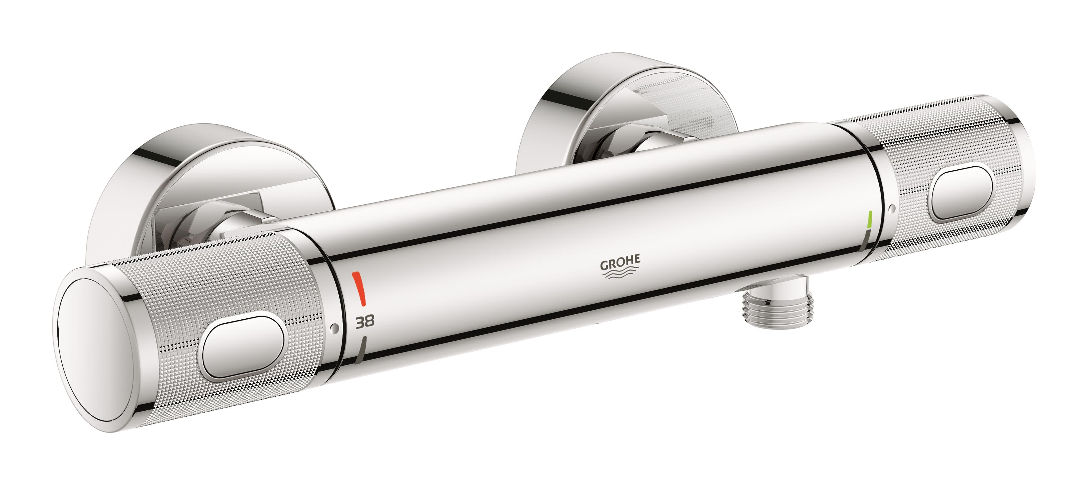 Grohe Precision Feel Thermostatic faucet for shower Chrome