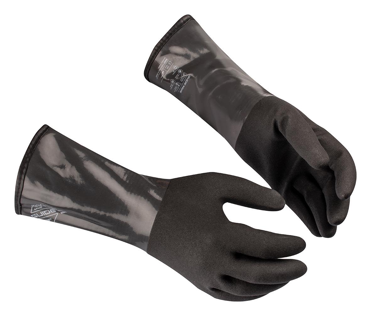 Guide Gloves 9404W Handske nitril, oljetät, fodrad, virus 7