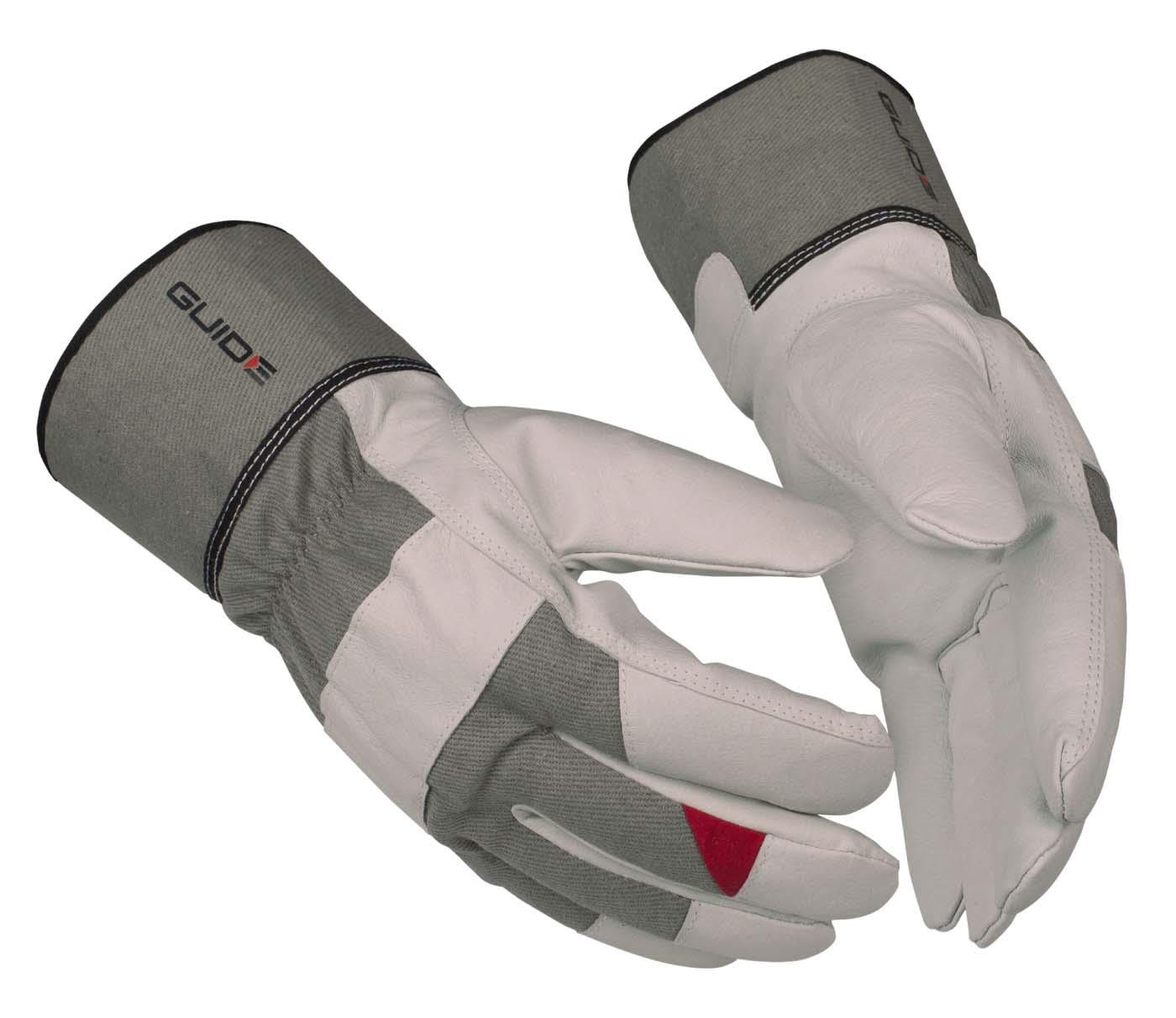 Guide Gloves 88 Handske svinläder, halvfodrad, bomull 10