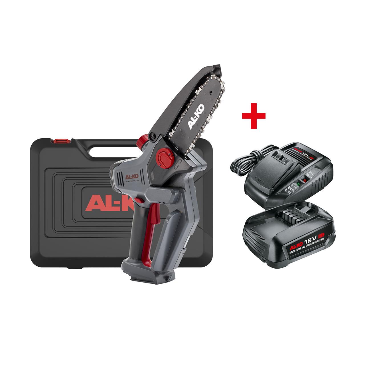 AL-KO 114023, 15 cm, 7 m/s, Sort, 0,3 l, Batteri, 2,5 Ah