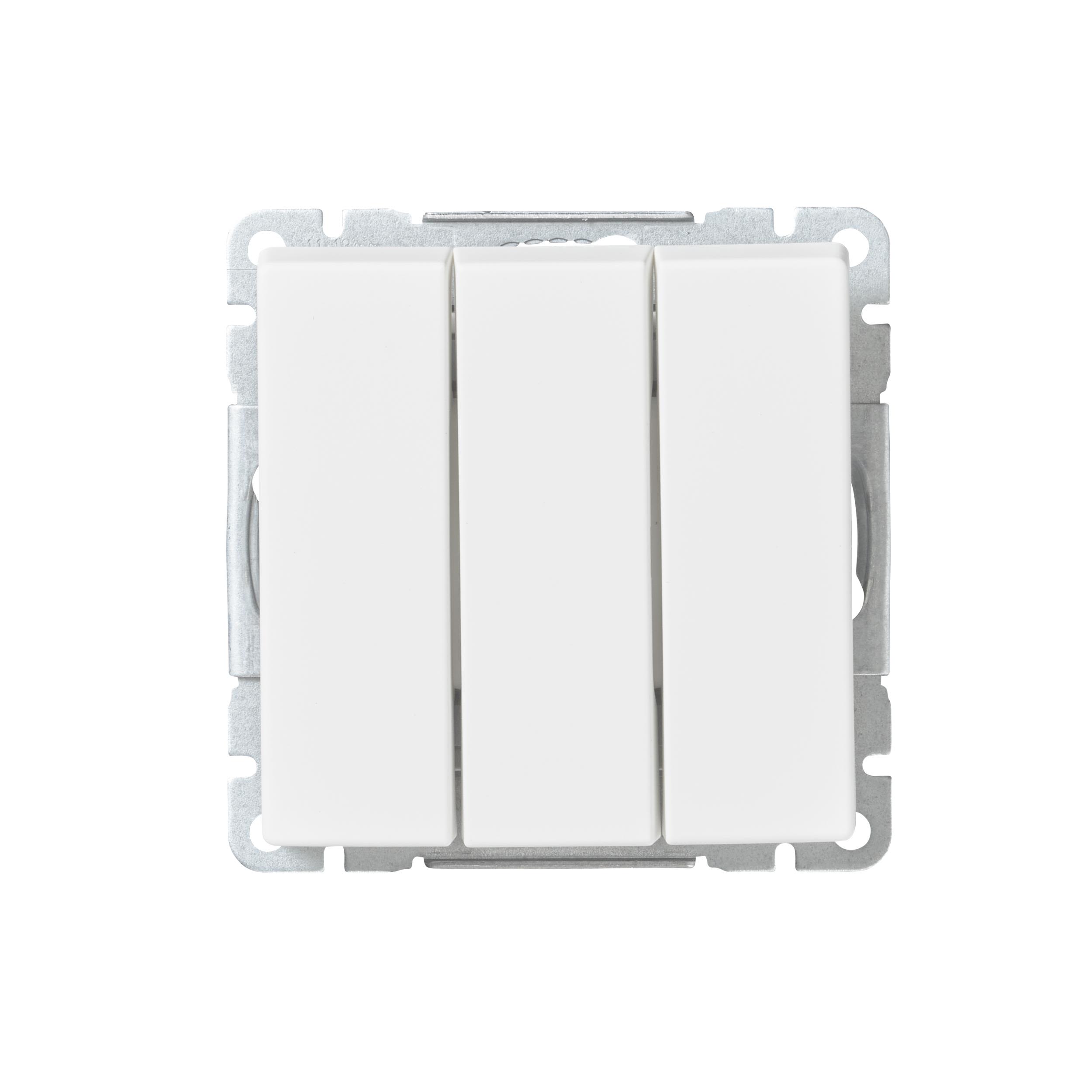 ABB 10631UC-884 Strømbryter 3x1-polet, IP21, hvit