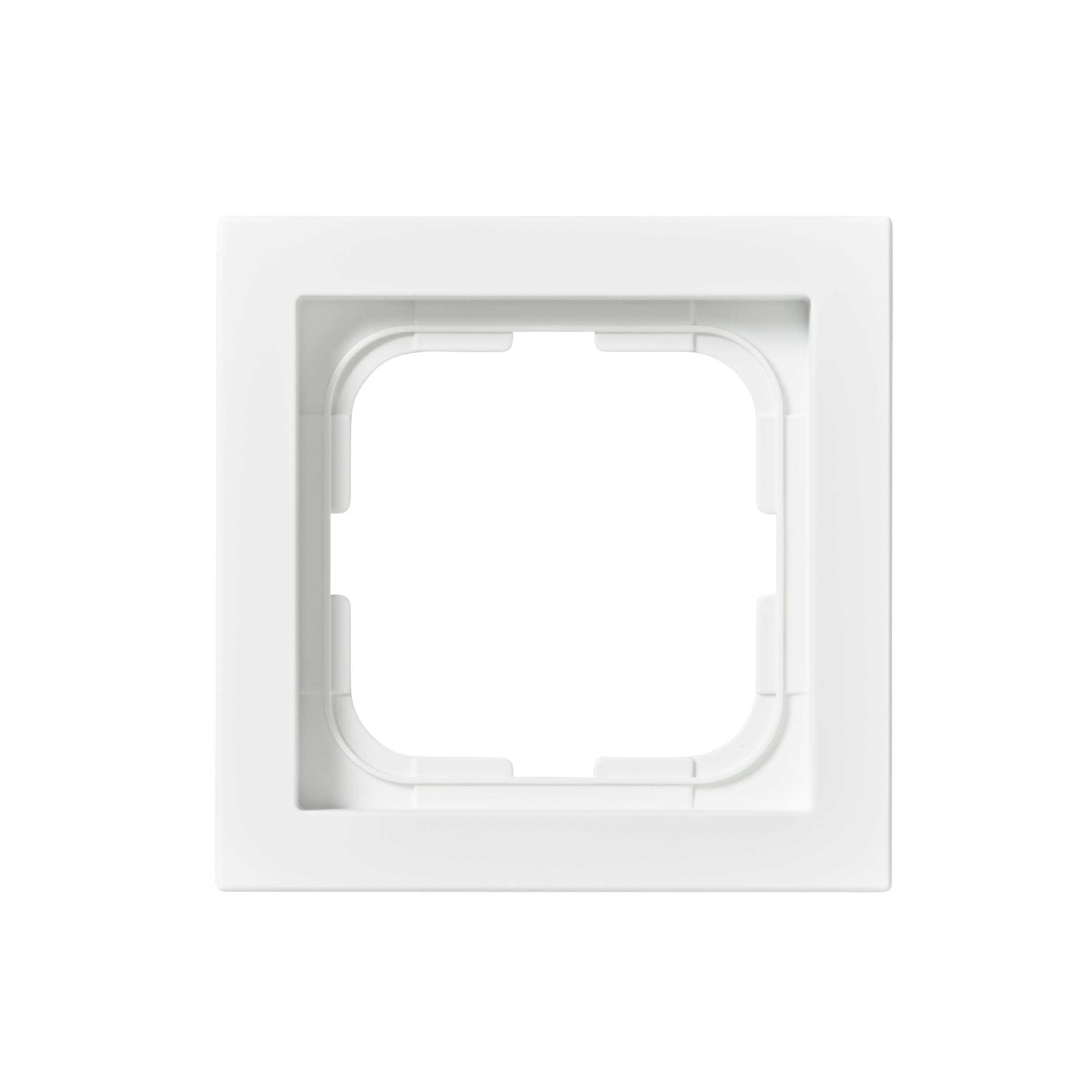ABB 1721F85-884 Täckram 1-fack, vit, 85 mm