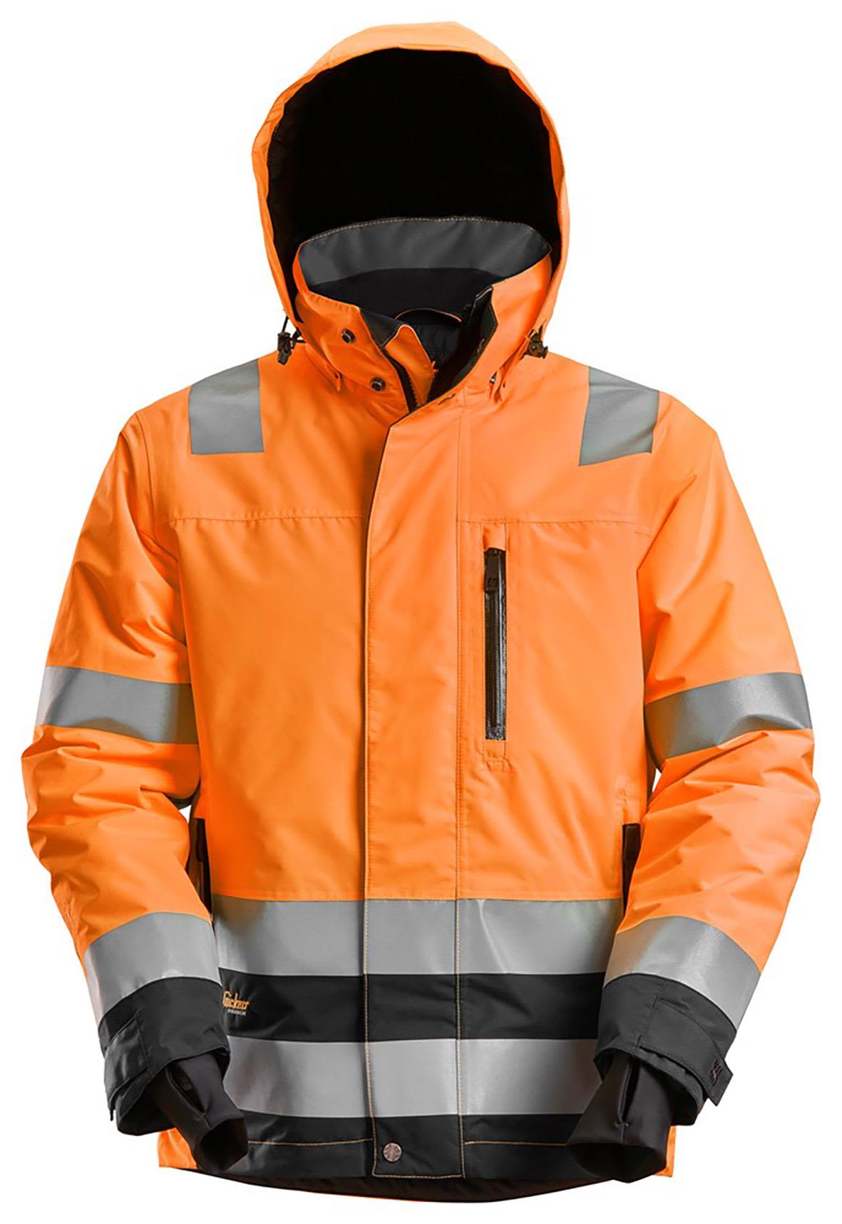Snickers Workwear 1132-5504 Vinterjakke varsel, oransje/svart XXL