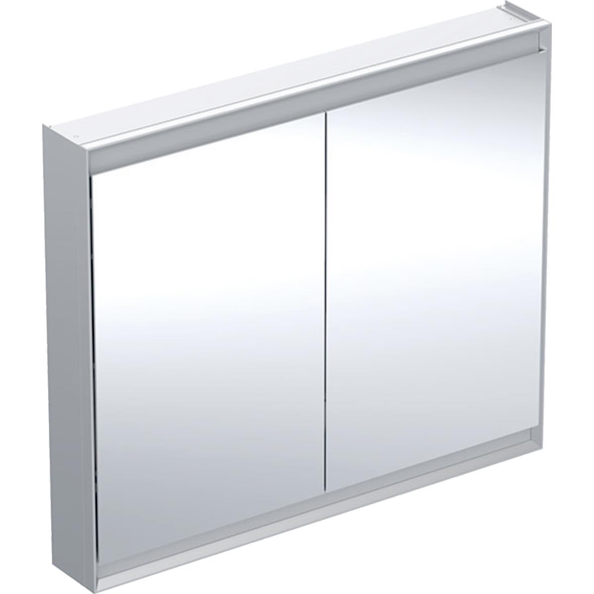 Geberit ONE 505.814.00.1 Spegelskåp 105 cm, 2 dörrar Aluminium