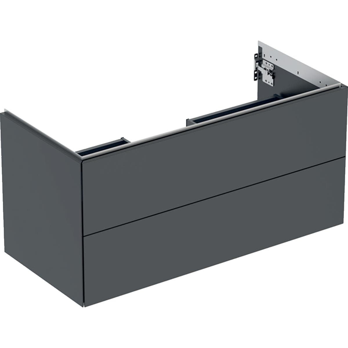 Geberit ONE 505.264.00.8 Kommod 105 x 47 cm, 2 lådor Svart