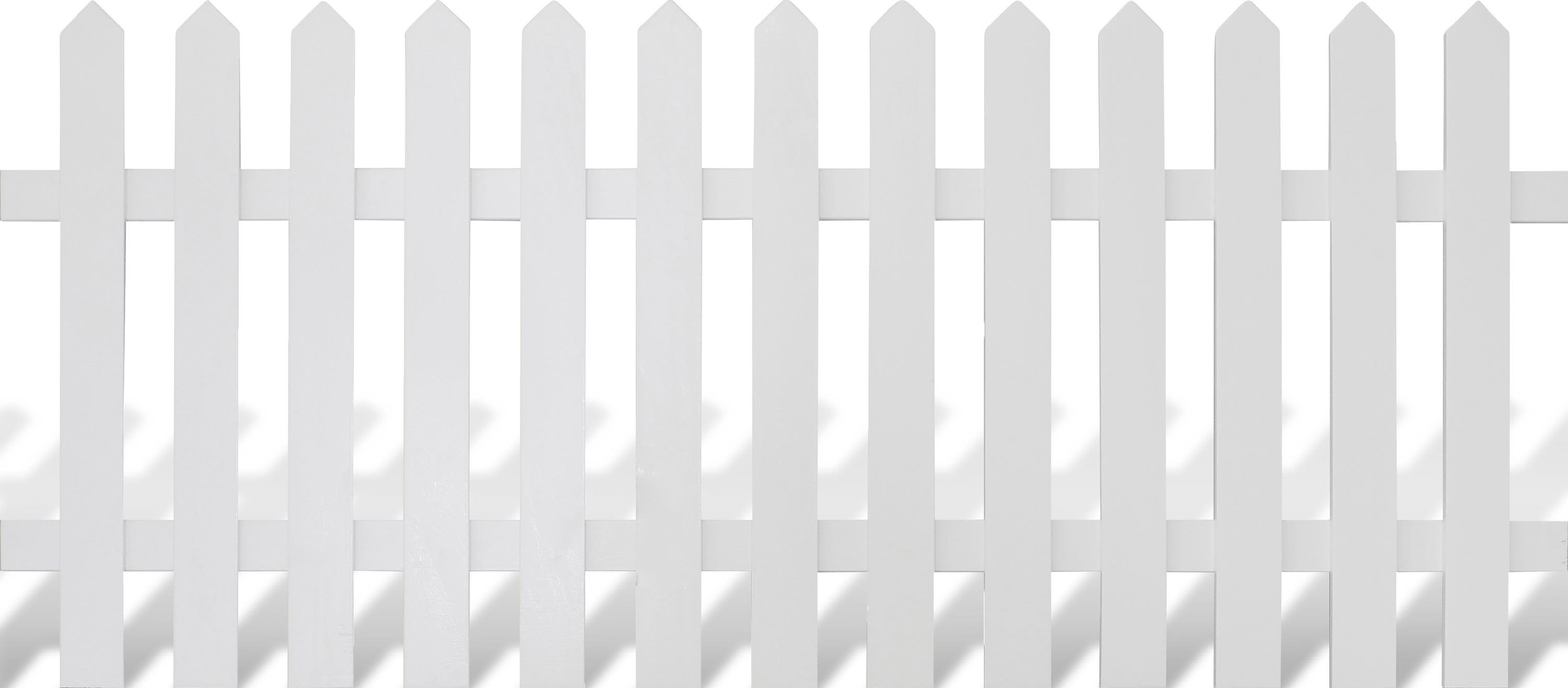 Jabo 3450 Staket 180x77 cm, vit, träskyddsbehandlad gran