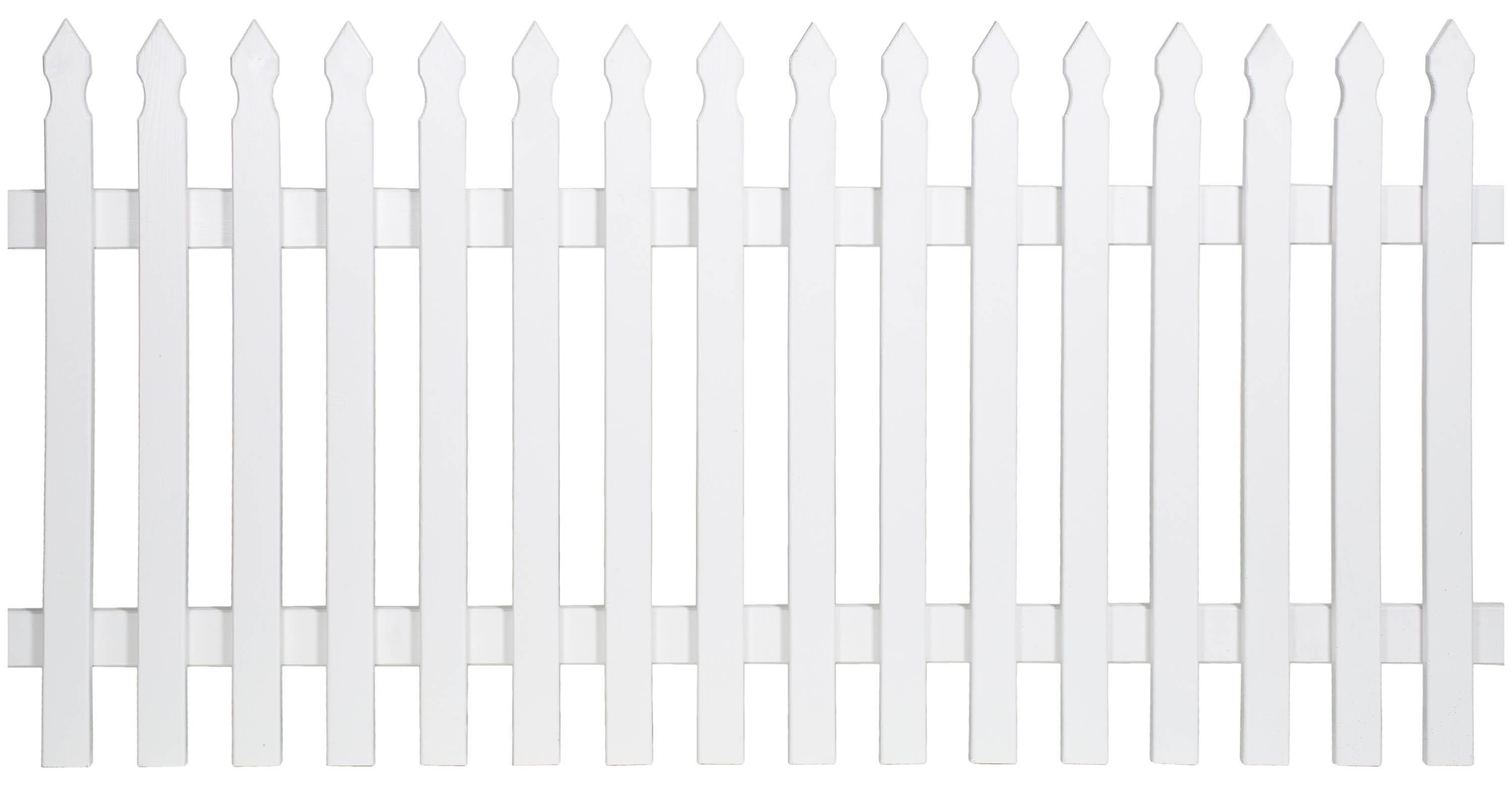 Jabo Styrsö 4530 Staket 180x90 cm, vit, träskyddsbehandlad gran