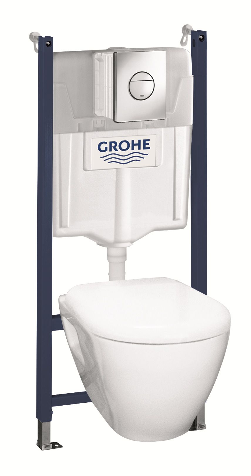 Grohe Solido Compact WC-fixtur krom, 4-i-1