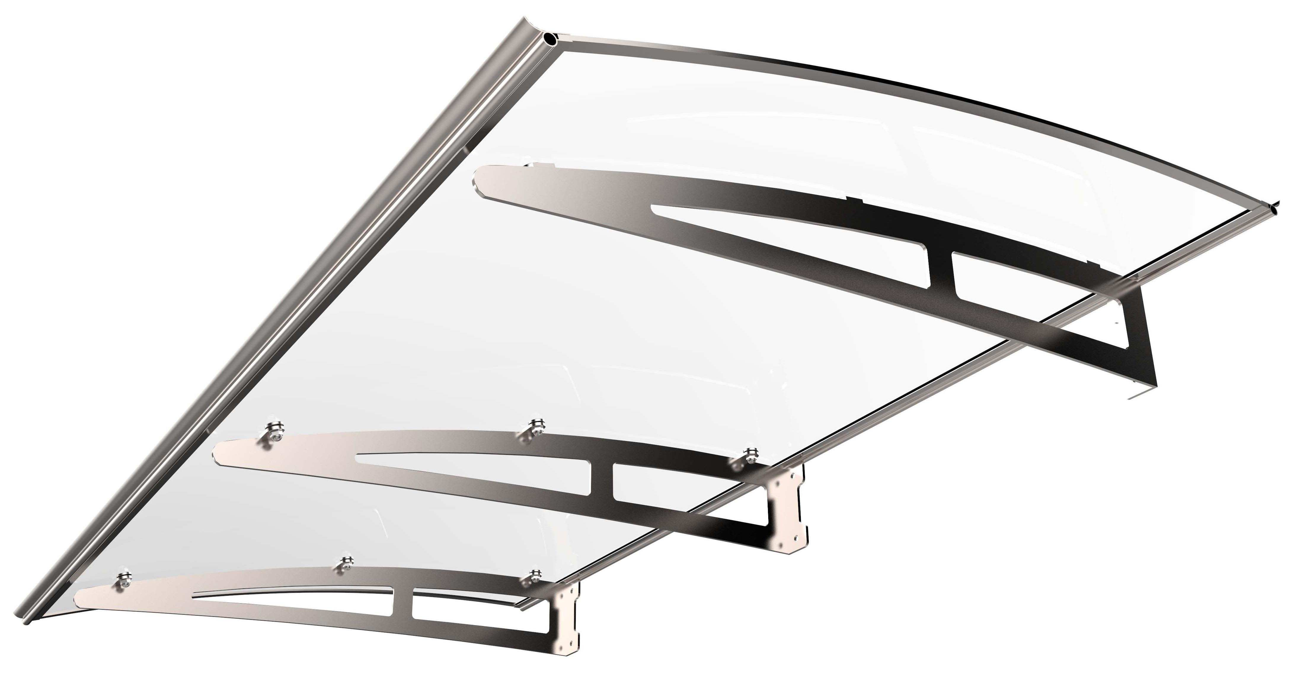 Jabo 37354 Entrétak silver/klarglas 2000 x 1000 mm