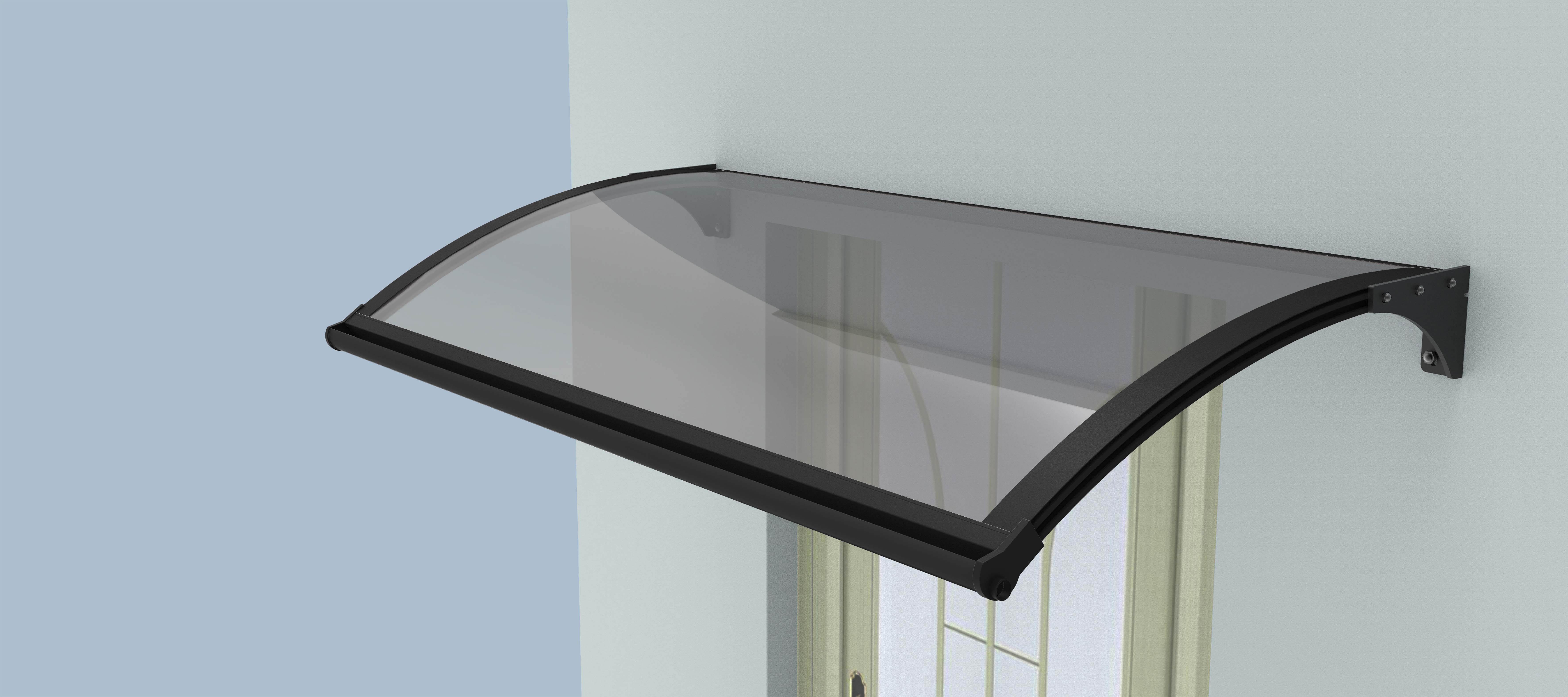 Jabo 37352 Entrétak grå/rökglas 1500 x 1000 mm