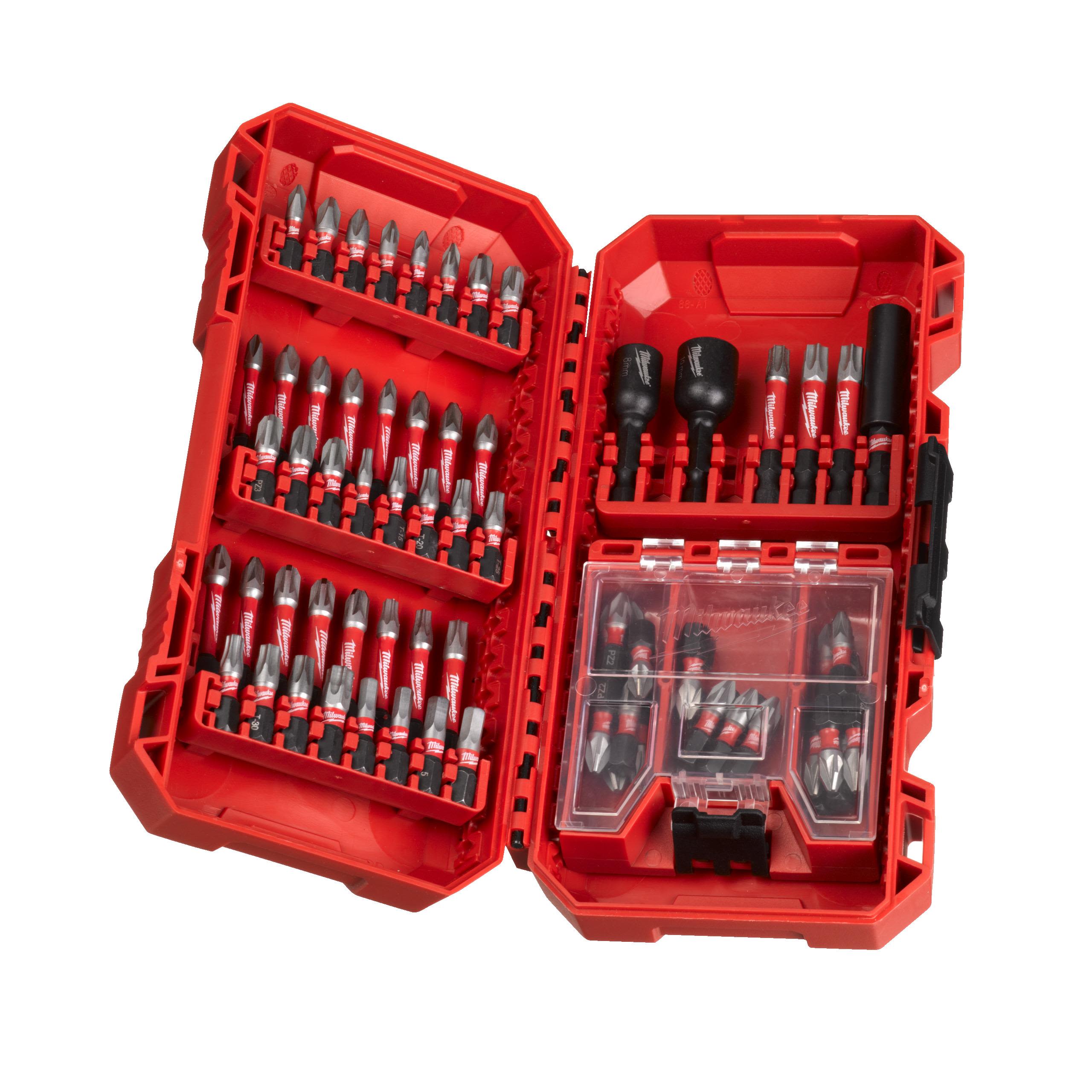 Milwaukee 4932492007 SHOCKWAVE™ -ruuvauskärkisarja 70 osaa