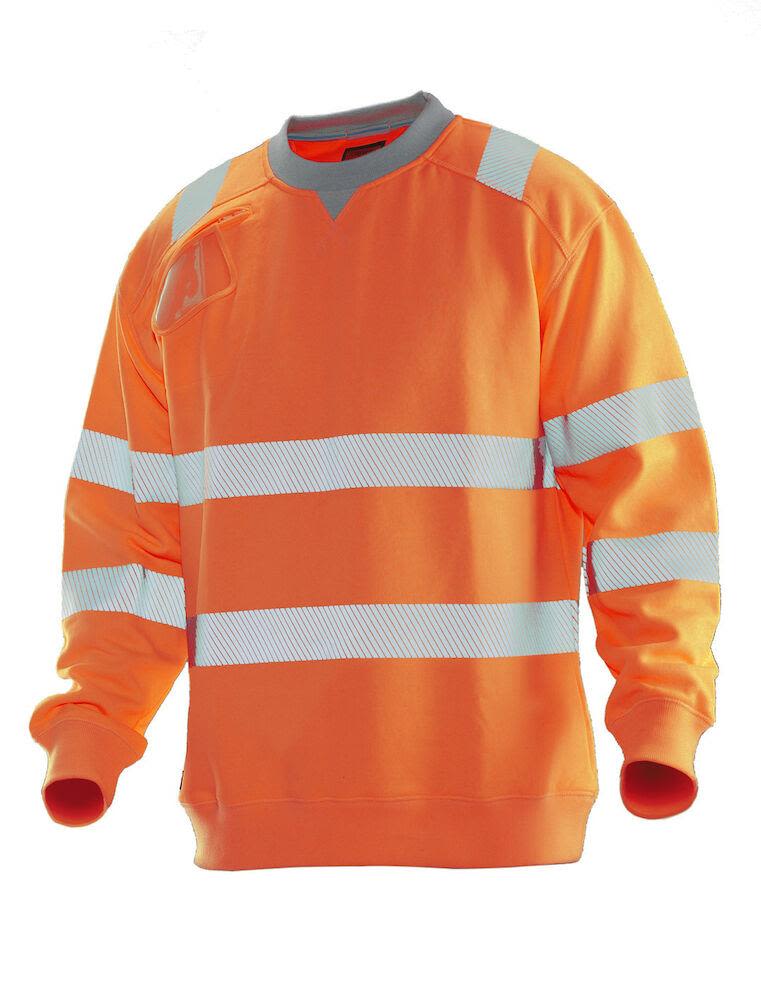 Jobman 5123 Tröja orange, varsel, klass 3 Orange